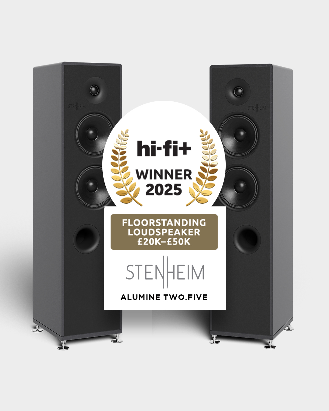 "The Alumine Two.Fives are the single best pair of speakers I have ever auditioned in my listening room, regardless of price or system pairing."
Eric Neff, HiFi+
Stenheim Alumine Two.Five - WINNER
Best Floorstanding Speaker £20k-£50k
HiFi+ Awards - 2025
Come and experience these very special @stenheim.audio speakers at Audio Art in the UK.
Shown in standard light and mid grey finishes, as well as optional full black. Additional colourways available.
#stenheim #highendaudio #hifi #audiophile #luxurylifestyle #musiclovers #madeinswitzerland #speakers #stenheimspeakers @audio_art_uk