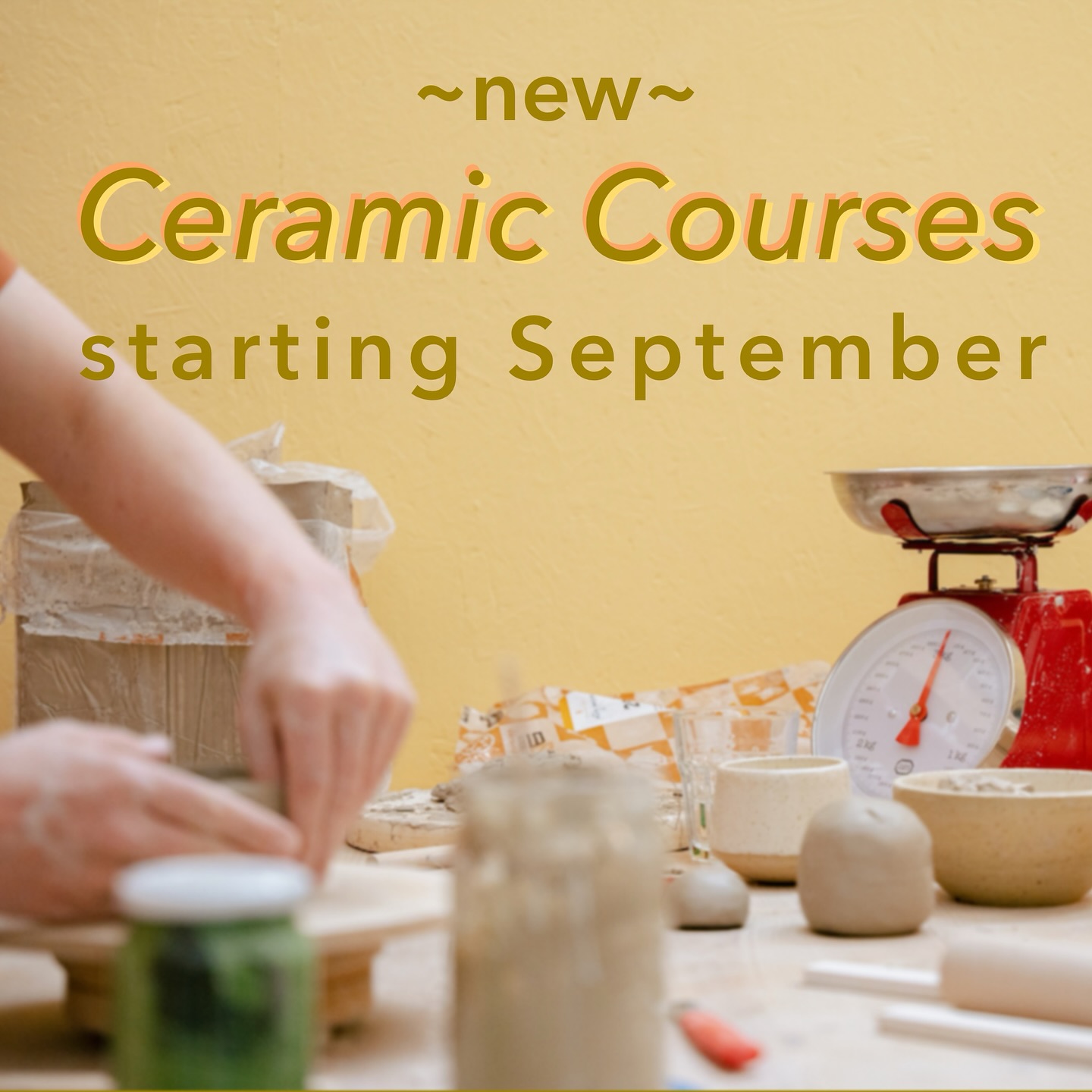 Hi there,
Hopefully you are enjoying the hot weather somewhere on a nice location close by the water or somewhere in the shadow. Me and my boyfriend have been enjoying the sun and the mountains in Italy and now we are on our way to France, hoping to find a camping spot somewhere close to a lake.
But that’s not what this post is about of course…
What I want to tell you is that there are new Ceramic Courses starting in the first week of September!
On Monday evenings I will hosts a 8 week throwing on the wheel course, starting the 2th of September.
And on Tuesday evenings I will host a 8 week combining handbuilding + throwing course starting the 3th of September.
Look at the next post for more information or send me a message!
Love,
Kim
#ceramics #ceramicsamsterdam #pottery #potteryclass #ceramicstudio #ceramicclass #claytopia #clay #slowmade #handmade #selfmade #madeinamsterdam #playingwithclay #clayfun #itsallaboutclay