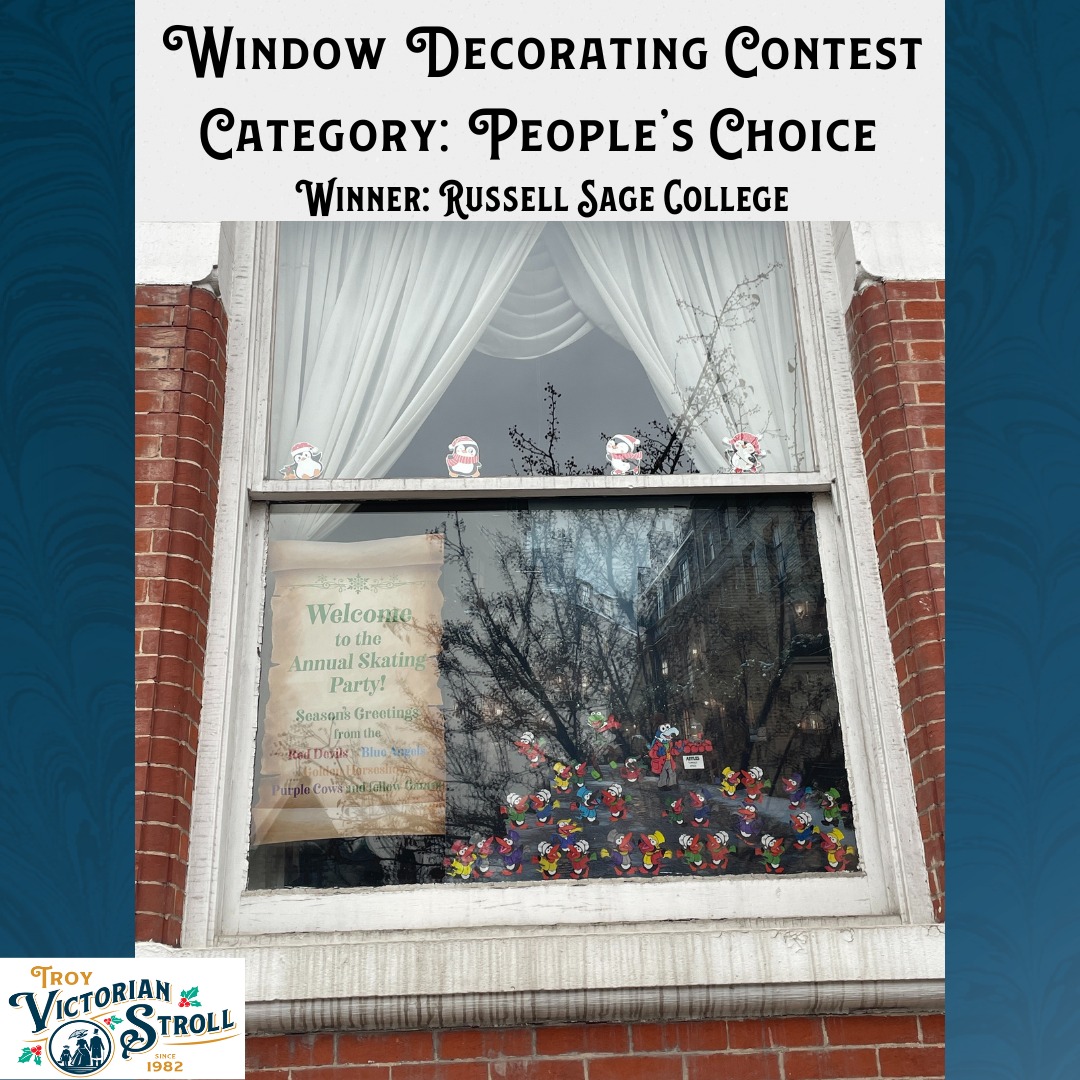 Congratulations to Russell Sage College for being the winner of the 'People's Choice' category in this year's Window Decorating Contest!
Thank you to everyone who participated; all the windows looked amazing!
@russellsagecollege
