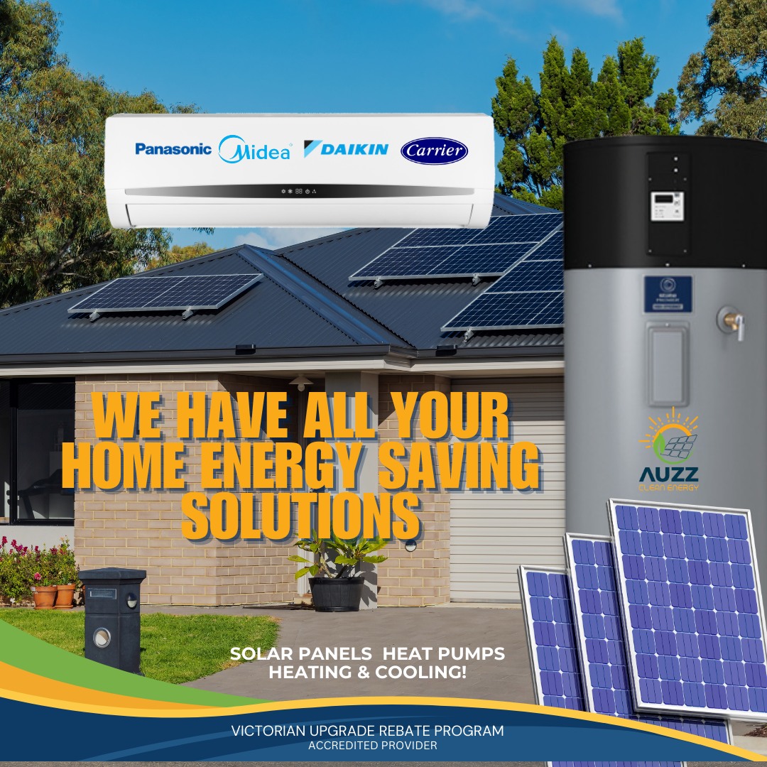🌞 Ready to slash your energy bills? Auzz Energy has all your home energy-saving solutions covered! From solar panels to split systems and heat pump installations.
We provide top-notch services tailored to your needs, maximising the current government rebates.
But don’t just take our word for it—check out the rave reviews on this page from our happy clients already enjoying significant savings.
📱Contact Ash, your local provider, on 0433 447 722
Auzz Clean Energy
.
.
.
.
.
#auzzcleanenergy #solar #solarpowered #vicsolar #solarpanels #GoGreen #gosolar #SolarEnergy #CleanEnergy #SaveMoney #AuzzCleanEnergy #SaveOnEnergyBills #GovernmentRebate #SustainableEnergy #SolarPower #AuzzCleanEnergy #AuzzEnergy #SolarSavings #RenewableEnergy #SolarPower #BatteryStorage #EnergyEfficient #EnergySavings #HappyClients #HeatPumps #SplitSystems