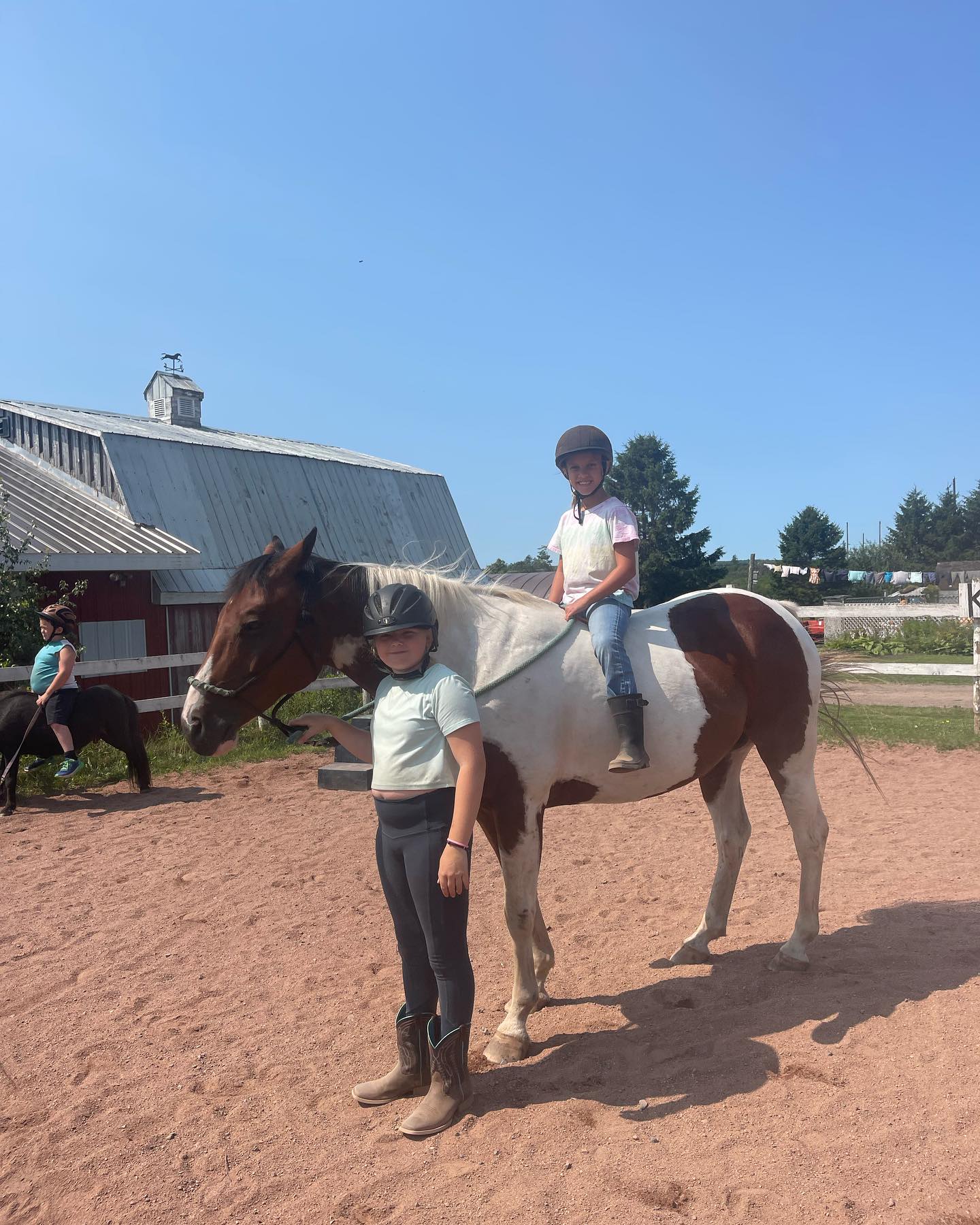 Starting off horse camp right !!