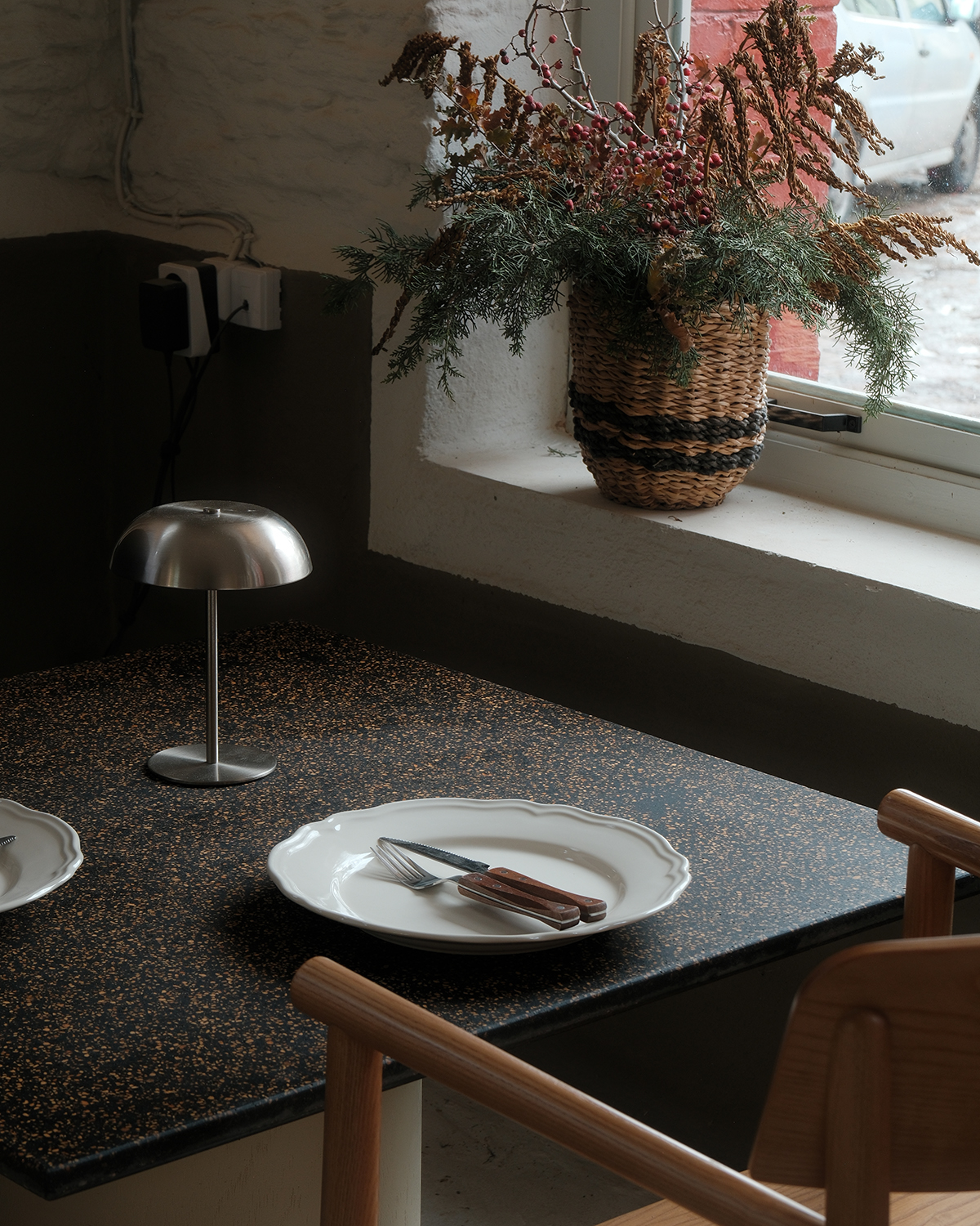 Gather around the table where sustainability meets style.
Our tabletop is crafted from Koukoutsi eco-material, a one-of-a-kind surface with a rich dark core that celebrates innovation and the beauty of natural resources. This material is inspired by the soul of the olive tree 🌳 and made from olive pits—a byproduct of the olive oil production process.
As we savor the heart of the olive harvest season, this piece becomes more than a table—it’s a story of tradition, sustainability, and conscious design. 💚
Let’s celebrate the abundance of nature responsibly!
Μαζευόμαστε γύρω από το τραπέζι όπου η βιωσιμότητα συναντά το στυλ.
Η επιφάνεια του τραπεζιού μας είναι φτιαγμένη από Koukoutsi eco-material, ένα μοναδικό υλικό με βαθύ σκούρο πυρήνα που αναδεικνύει την καινοτομία και την ομορφιά των φυσικών πόρων. Αυτό το υλικό εμπνέεται από την ψυχή της ελιάς 🌳 και κατασκευάζεται από κουκούτσια ελιάς – ένα παραπροϊόν της παραγωγής
ελαιόλαδου.
Καθώς η περιόδου συγκομιδής της ελιάς συνεχίζεται, αυτό το τραπέζι γίνεται κάτι περισσότερο από ένα έπιπλο—είναι μια ιστορία παράδοσης, βιωσιμότητας
και συνειδητού σχεδιασμού.
Ας γιορτάσουμε την αφθονία της φύσης με υπευθυνότητα!
Photography: @george_komvokis
#BuySustainable #ShopEcoFriendly #SustainableStyle #EcoChicInteriors #EcoMaterialsForSale #EcoDesignTrends #DesignWithPurpose #KoukosDeLab #HandcraftedDesign #Koukoutsi #sustainablematerials #sustainabledesign
#sustainability #sustainablebrands #sustainablymade #circular #circulareconomy #circularity #enviromentaldesign #responsibleproduction #ArtisanMade #InteriorStyling #BespokeFurniture #MadeToOrder #SustainableDining #EcoDesign #OliveSeason #KoukoutsiMaterial #MinimalistVibes #FarmToTableStory