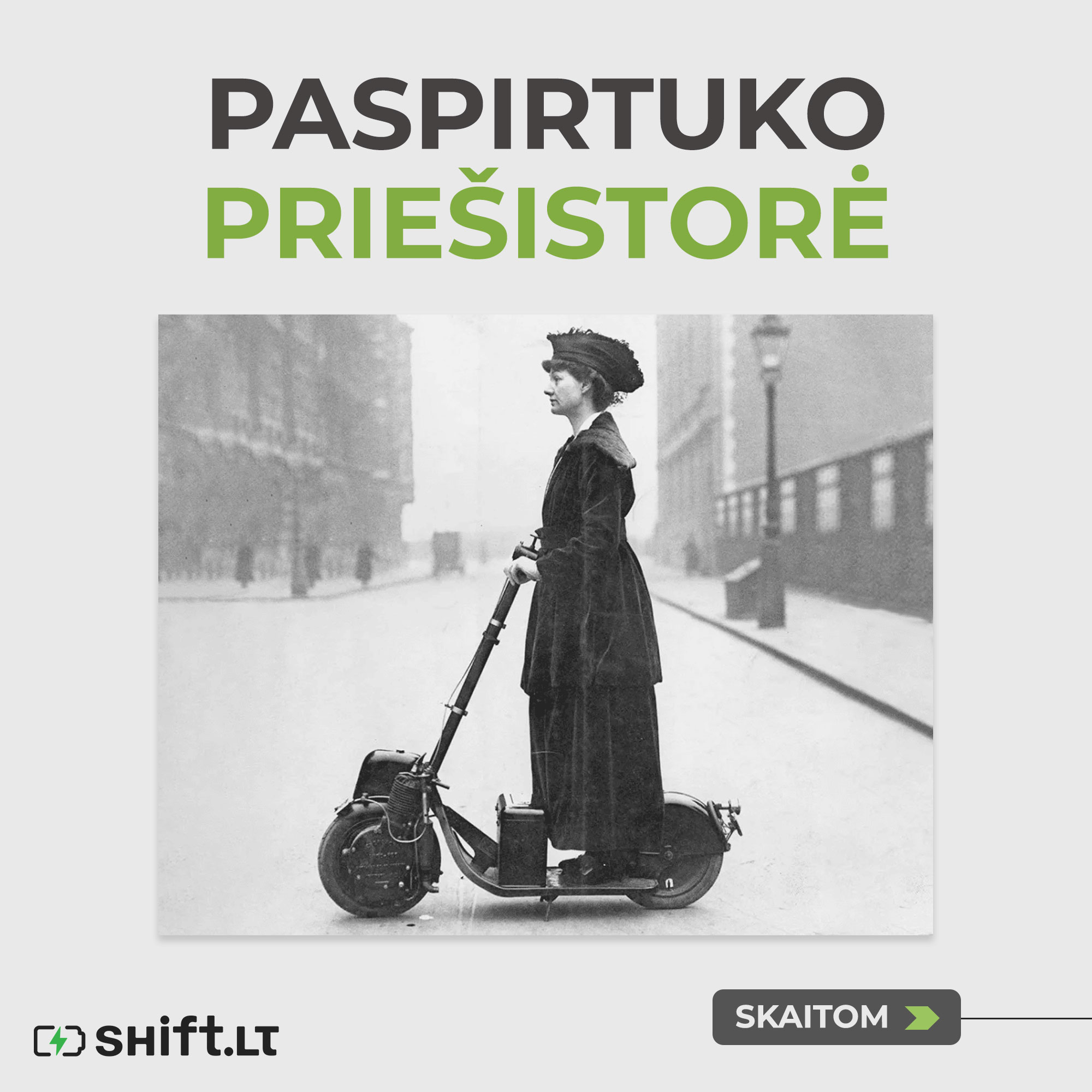 Ar esate susimąstę, kaip atrodė pirmieji paspirtukai? Ir kada jie buvo pagaminti, kiek kainavo? Atsakymus rasite mūsų naujausiame įraše, buvo labai įdomu ir mums patiems pasiskaityti apie priešistorę 🤓
#shiftlt #paspirtukai #elektriniaipaspirtukai #istorija
