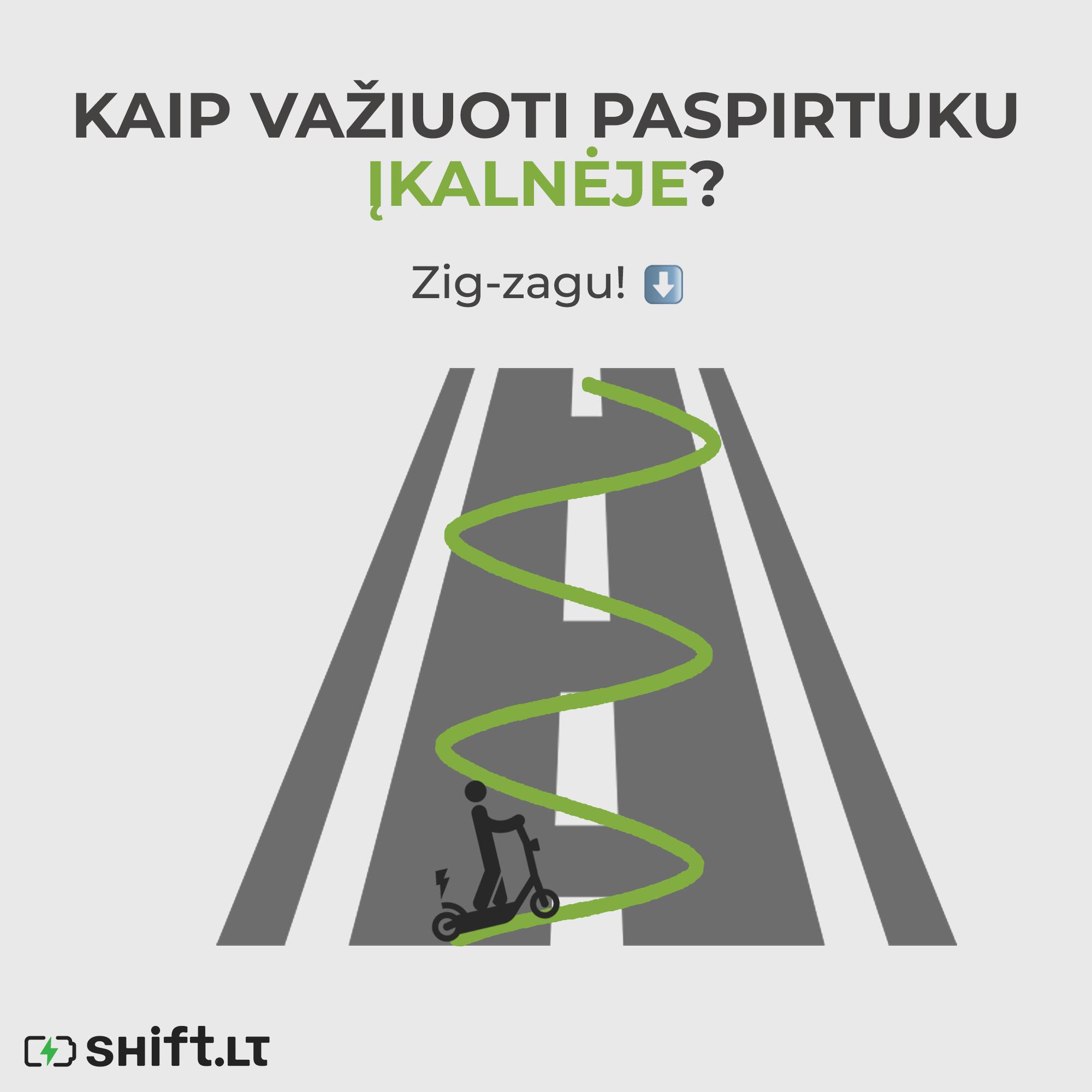 Statesnėse įkalnėse su mažesne galia turinčiais paspirtukais gali būti kiek sunkiau užvažiuoti į viršų.. Jei susiduriate su šia problema ir nenorite stumpti paspirtuko patiems, važiuokite paspirtuku įkalnėn zig-zagu - tik žinoma apsidairykite, kad nebūtų automobilių 😉
#patarimas #shiftlt #paspirtukai #ikalne #elektriniaipaspirtukai