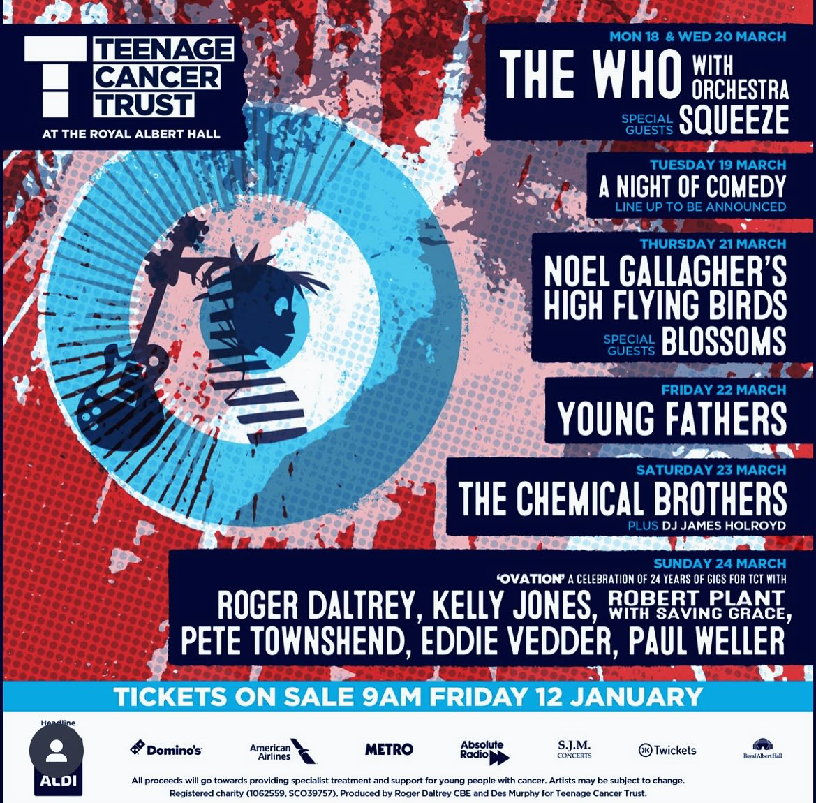 First gig announcement of ‘24!
Excited to play @royalalberthall in March with @officialthewho benefitting @teenage_cancer 🇬🇧
Pretty cool lineup including @robertplantofficial & @eddievedder…✨
#gig #thewho #petetownshend #rogerdaltrey #concert #musician #keyboard #rockpiano #music #touring #touringmusician #orchestra #livemusic #travel #rockmusic #rockandroll