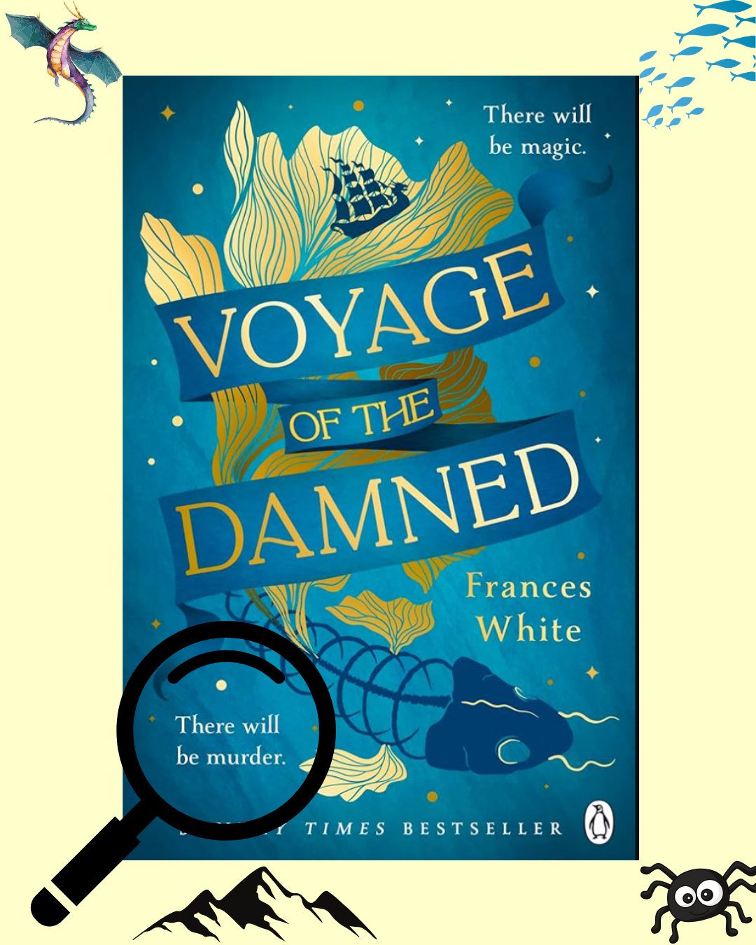 Voyage of the Damned by @franceswhiteauthor was my #BookClub book for January. I really enjoyed this one. It was like an #AgathaChristie mystery, but with the added complication of the main character having to figure out exactly what magical power each of his counterparts has, all the while not having any magic himself (and having to keep that a secret). I would recommend giving this one a read of you like fantasy and mystery novels. I hadn't expected to enjoy the combination, but the two actually work together well, with the fantasy enhancing the mystery rather than detracting from it.
#Fantasy #FantasyBooks #Mystery #Mysterybooks #JanuaryReads #January2025Reads #2025Reads #FantasyMystery #FantasyMysteryBook