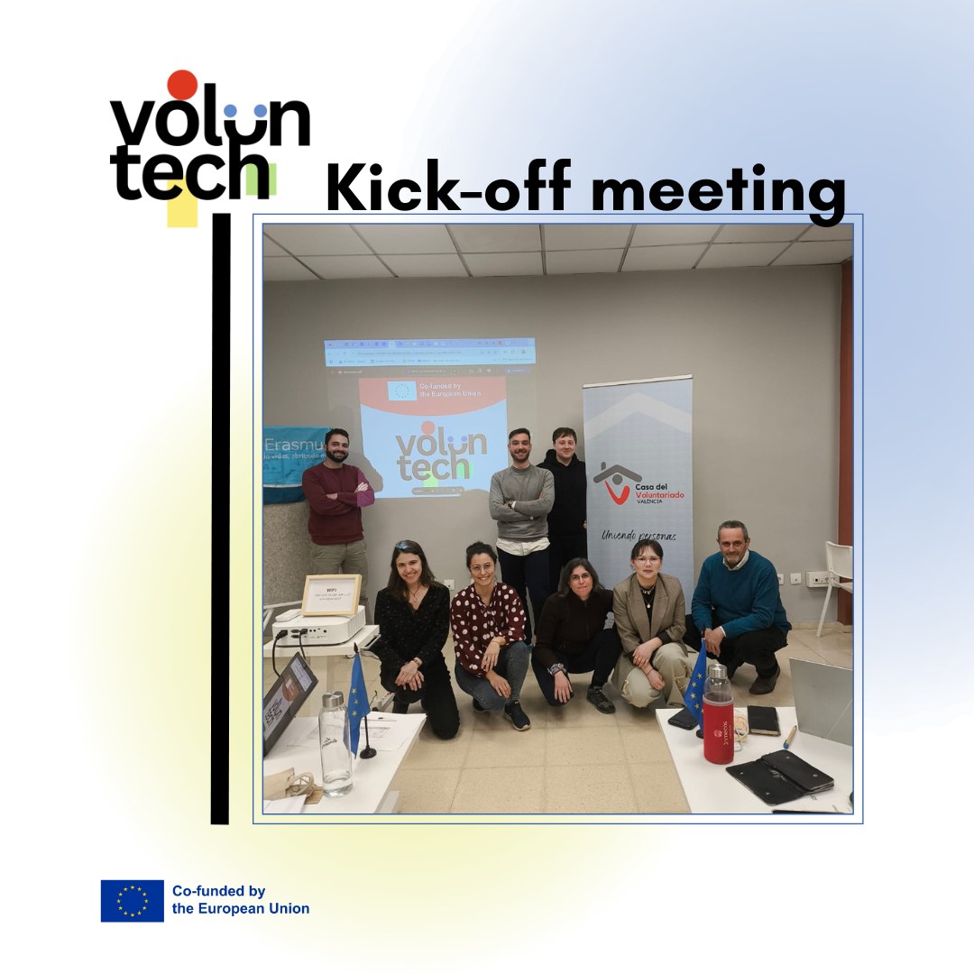 🌟 Exciting Start for the volunTECH Project! 🌟
We are thrilled to share the highlights from the Kick-Off Meeting for the volunTECH project, which took place on January 13-14, 2025, in the vibrant city of Valencia, Spain! 🇪🇸✨
Hosted at the inspiring Casa del Voluntariado, the meeting brought together our amazing partners from Italy, Spain, France, Malta, Greece, and Bulgaria to lay the foundation for this impactful initiative. 🌍🤝
During the two days, we focused on:
✔️ Developing work plans for seamless project implementation
✔️ Taking the first steps toward creating the volunTECH training and certification
✔️ Establishing effective dissemination strategies & quality assurance measures
...and so much more!
This meeting was just the beginning, and we are excited about the journey ahead as we innovate and empower through volunTECH. Stay tuned for updates as we continue this incredible collaboration! 🚀
#VolunTECH #youthempowerment #digitalvolunteering #EUYouthStrategy #FutureofVolunteering #ErasmusPlus
