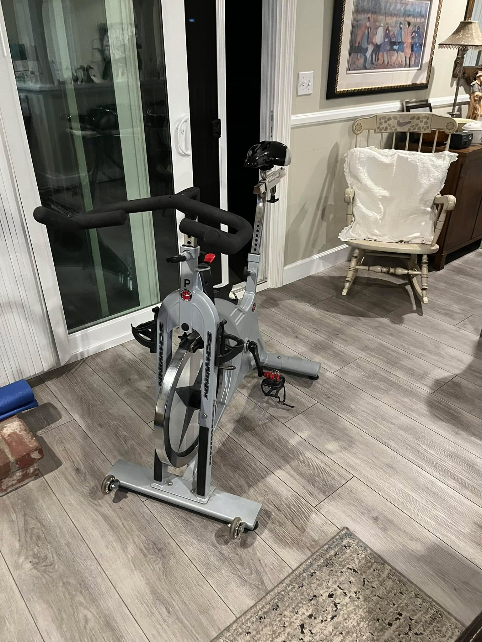 Join our challenge - get some type of training for at least 30 everyday for the rest of February then post something about it on the ChiWalking/ChiRunning Challenges page. #Accountability
It took a lot of determination to get er done tonight, but at 9:10 pm I hopped on a Spinning bike and got 30 sweaty minutes in with 15 pushups every 10 minutes. It doesn’t sound like much but it was a good training session for me.