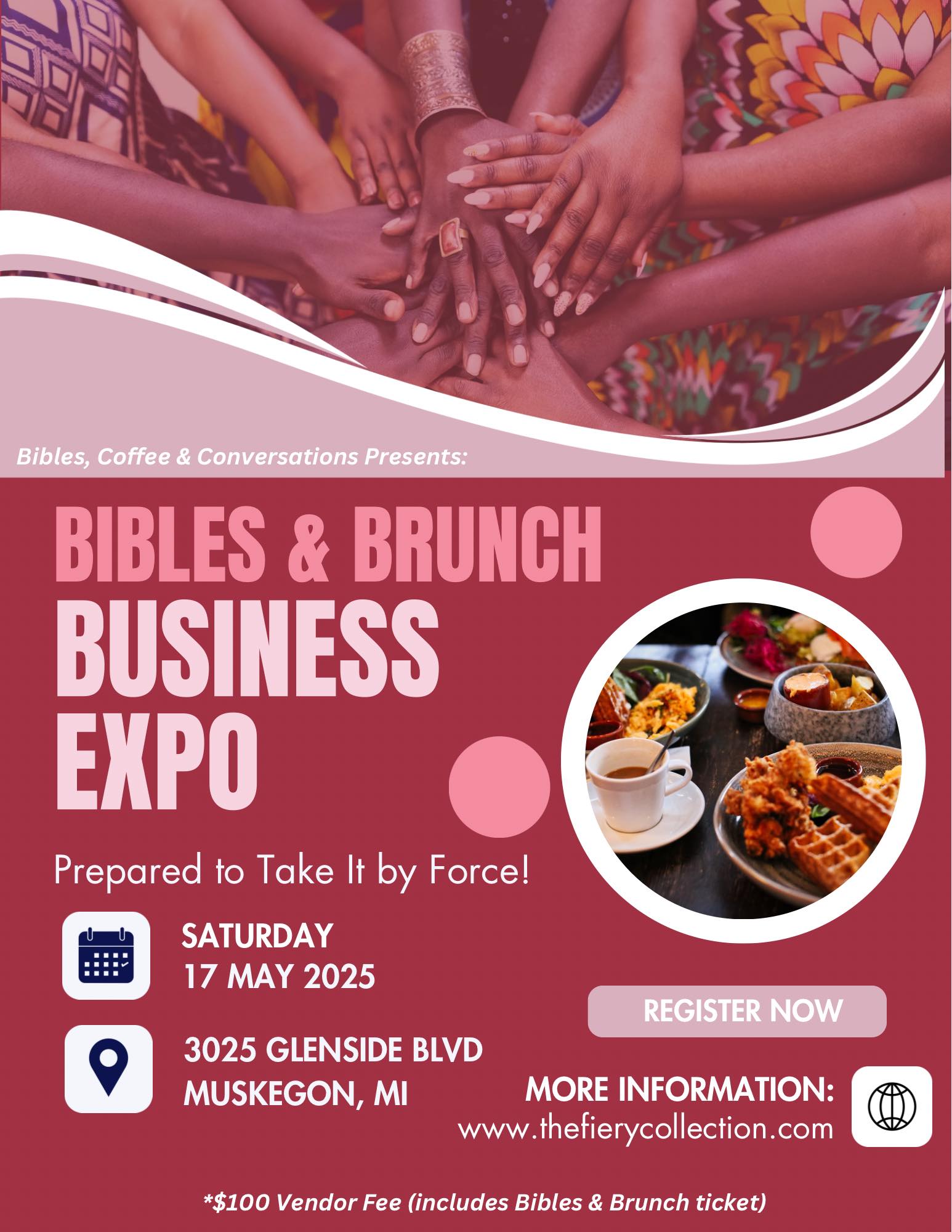 Hey, ladies! It’s officially Bibles & Brunch season, so get ready to hear from me A LOT—LOL!
This year, we’re adding something exciting: the Bibles & Brunch Business Expo! This is an amazing opportunity for women-owned businesses to showcase and sell their products/services to our incredible community. With 150 guests expected, this is your chance to connect, network, and grow your brand!
We have only 12 vendor spots available, so don’t wait to secure yours!
📅 Date: May 17, 2025
⏰ Expo Hours: 11 AM - 12 PM & 3 PM - 4 PM (or stay open during the Brunch!)
💰 Vendor Fee: $100 (includes 1 Brunch ticket)
Reserve your spot today: www.thefierycollection.com
Let’s make this an unforgettable experience! Who’s in? 🙌🏾✨ #Bibles&Brunch #WomenInBusiness #BusinessExpo
