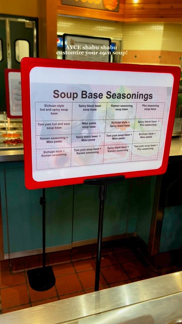 Did you know that you can customize your own soup however you want? Try it out today!