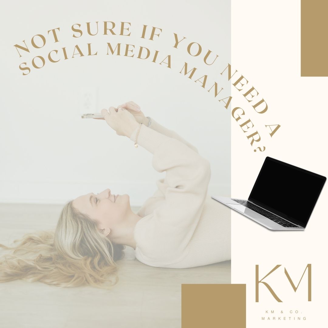 Not sure if you need a social media manager? Here are some reasons how we can help take your business to the next level:
✨ consistent posting
✨ creative content tailored to your audience
✨ community engagement
✨ increase brand awareness and reach
✨ Save time to focus on your business
Leave the social media to us, so you can focus on what matters most! Reach out today & let's get started!
#socialmedia101 #marketing #onlinemarketing #kmcomarketing #marketingtips #graphicdesign #community #growonline #smallbusiness