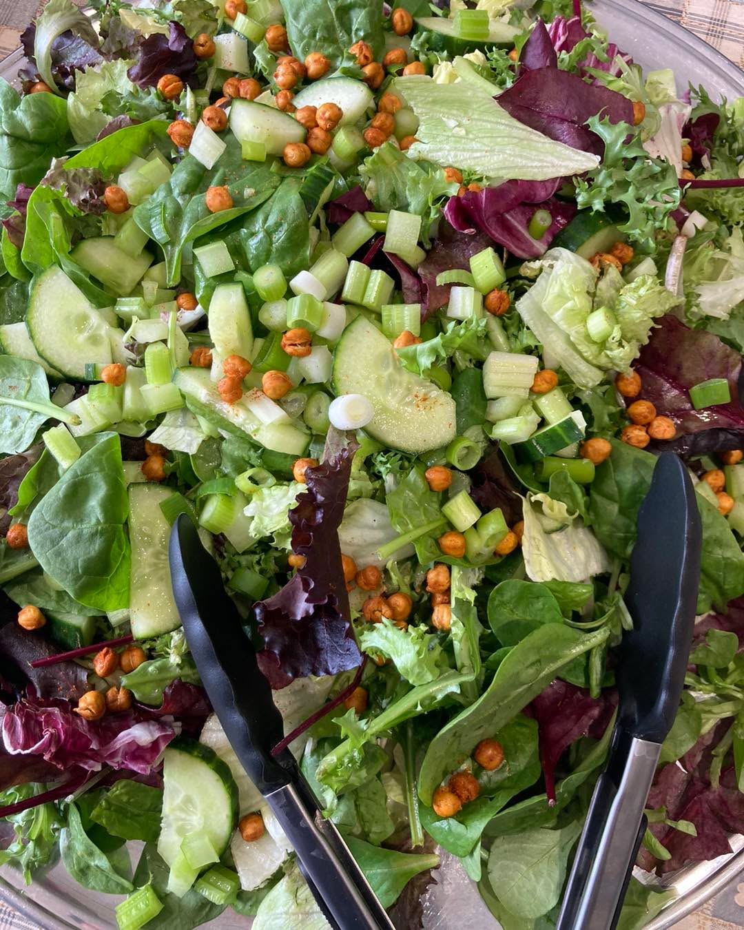 Some colourful salads for a contract today at Pontispool Equine Sports & Holidays