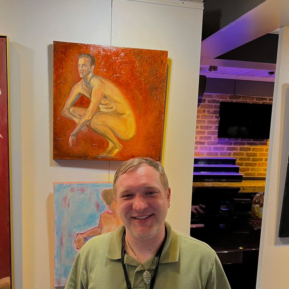 Honored to be a part of @nudenite in Orlando, FL. Amazing exhibit with tons of art featuring the human form. The show runs through this weekend only. If you’re in the area, come check it out. If you can’t make the Orlando show, there will be another opportunity to check out another piece of mine for Nude Nite in Tampa, March 11-13 visit www.nudenite.org for more details on both events.
Special shout out to @rondesantis for not censoring the show.🖕🏼
-
-
-
-
-
-
-
-
Interested in finding out more about this or other pieces? Check out my website: www.lennygallo.com. Don’t forget to follow me @lennygalloart on Instagram and Facebook.
Interested in a print, merchandise, or an original piece of art? Check out these sites:
Etsy:
https://www.etsy.com/shop/LennyGalloArt
Redbubble:
http://www.redbubble.com/people/lennygallo
Fine Art America:
https://fineartamerica.com/profiles/lenny-gallo
-
-
-
-
-
-
#art #artistsoninstagram #artistsofinstagram #gayartist #gayartworks #gayart #artwork #painting #paintingsofinstagram #paintings #paintingsdaily #oilpainting #expresionism #oilpaintings #expressionismart #oilpaintingsoncanvas #malemodel #hotmen #oilpaintingstudy #artgalleries #artgalleriesworldwide #gayartists #gayartistsoninstagram #abstractpainting #stud #hunk #figurepainting #gallery #artgallery #nude