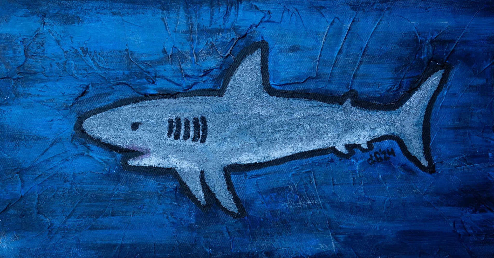 🦈🦈🦈 HAPPY SHARK WEEK!!!! 🦈🦈🦈
Great White Shark (2024). 12” x 24” Acrylic on Canvas.
-
-
-
-
-
-
-
-
Interested in finding out more about this or other pieces? Check out my website: www.lennygallo.com. Don’t forget to follow me @lennygalloart on Instagram and Facebook.
Interested in a print, merchandise, or an original piece of art? Check out these sites:
Etsy:
https://www.etsy.com/shop/LennyGalloArt
Redbubble:
https://www.redbubble.com/shop/ap/161918467
Fine Art America:
https://fineartamerica.com/featured/great-white-shark-lenny-gallo.html
-
-
-
-
-
-
#sharks #sharkweek2024 #greatwhiteshark #oceanart #oceanview #marinelife
#painting #expressionism #paintingoftheday #paintingsdaily #sharklover #sharkattack #gayartistsofinstagram #abstractpaintingart #artwork #ArtLovers #gayartist #oilpaintingsoncanvas #acrylicart #acryliconcanvas
