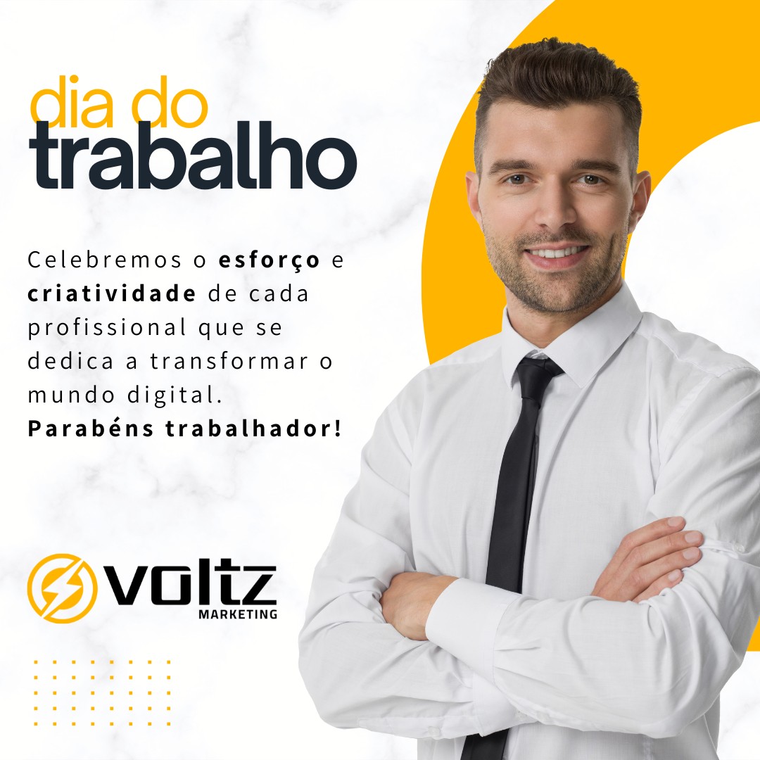 Celebrando o Dia do Trabalho com Inovação e Dedicação!
Hoje, no Dia do Trabalho, a Voltz Marketing presta homenagem a todos os profissionais que movem o mundo digital com criatividade e paixão. A nossa equipe, sempre conectada às últimas tendências, se dedica diariamente para trazer os melhores resultados em social media, tráfego pago e SEO para os nossos clientes. A vocês, que fazem parte dessa jornada, nosso muito obrigado!
Vamos juntos transformar cada desafio em oportunidade!
Quer impulsionar o seu negócio? Fale conosco: (41) 99254-9435
#DiaDoTrabalho #MarketingDigital #SocialMedia #TráfegoPago #SEO #Inovação #Dedicação #VoltzMarketing #Sucesso #NegóciosOnline #EmpreendedorismoDigital