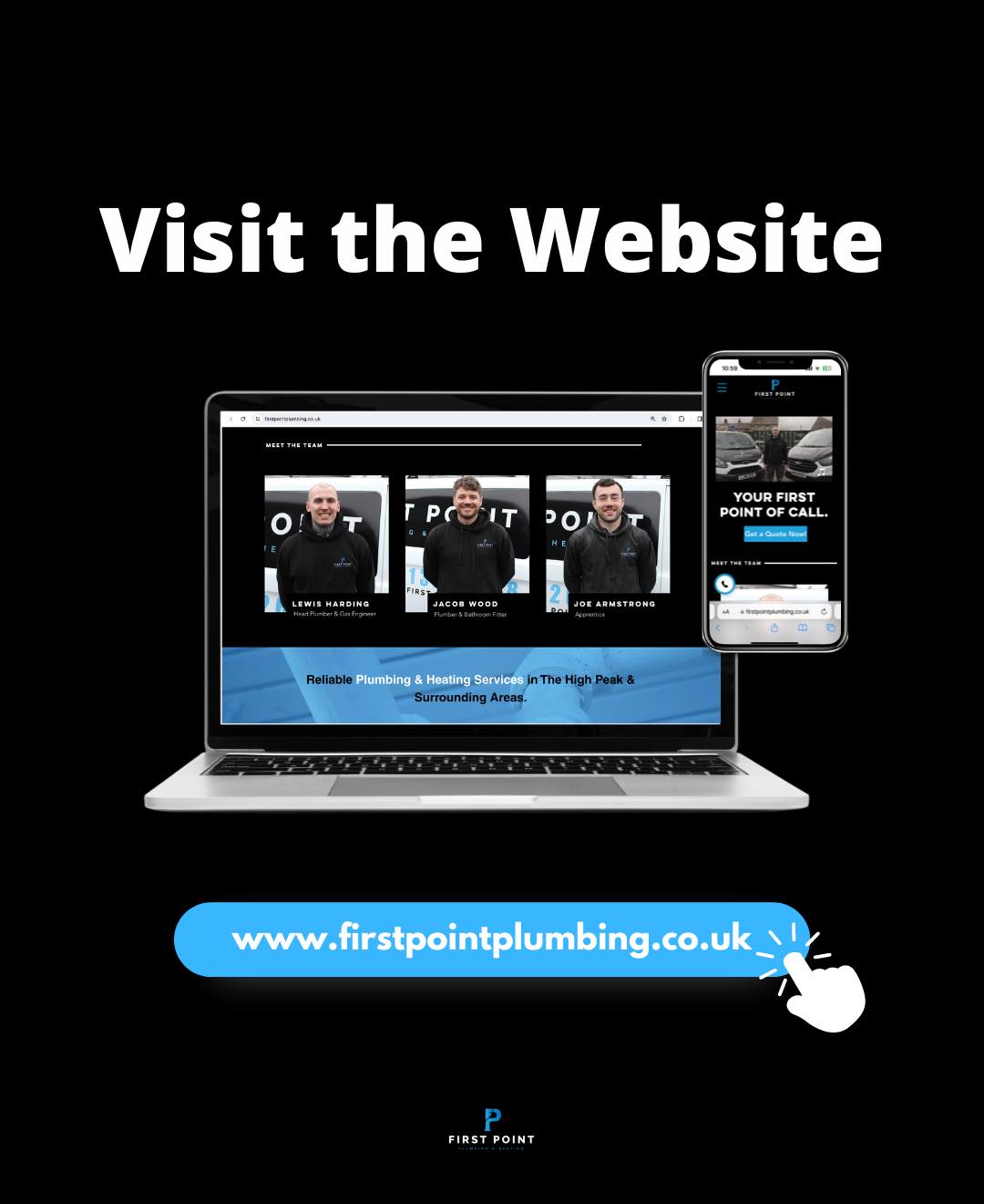 We’ve made some updates to our websites home page!
You’ll now be able to find a “meet the team” section and a welcome video talking through all our services.
Check it out at www.firstpointplumbing.co.uk 👏
#plumbingwebsite #plumberhighpeak #highpeakplumber #plumberandheatingengineer #boilerengineer #boilerservicehighpeak #newmillsplumber #newmillsgasengineer