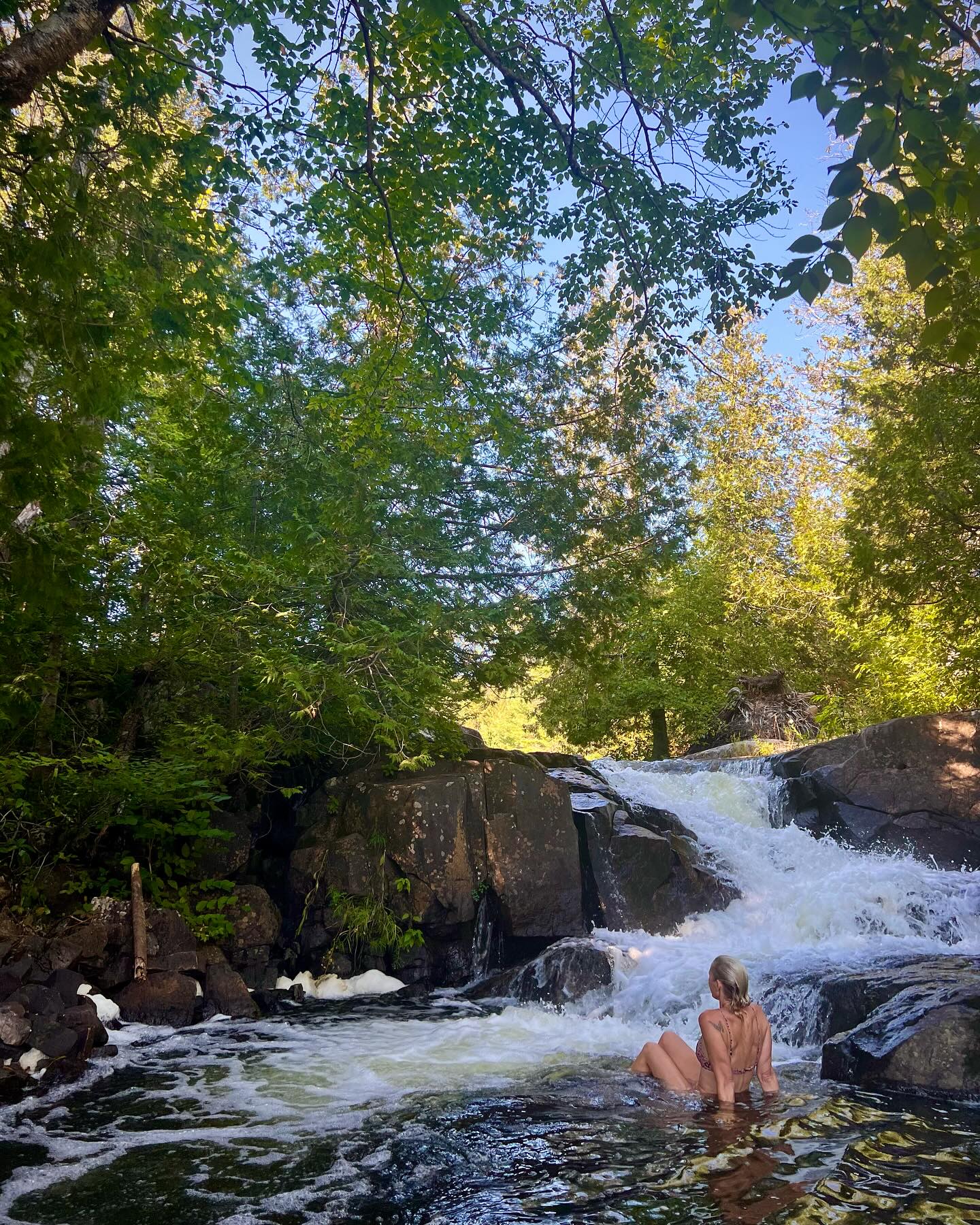 A story of synchronicity…
How I ended up in this magical place ✨
Years ago I led a yoga training in Wakefield Quebec Canada. While I was leading the training my husband met some guys at the skatepark. I called him during my lunch break & he told me he had met some people & ended up in the woods riding 4 wheelers & hanging out with some cool people. Roxanne & Jacob. We had the most synchronistic experiences on that trip.
That same year Roxanne & Jacob came to stay with us in San Diego & it felt like they were family.
6 years later we ended up back in Wakefield & they’ve been taking us to the most beautiful secret spots & we dropped right back into the familiarity of family connection.
There are no coincidences in life…only synchronicities 💖
People come into our lives for important reasons- those who arrive first as strangers, could become lifelong friends…family even. Our hearts can only be touched by others if we allow them to be. 💖
.
.
.
#synchronicity