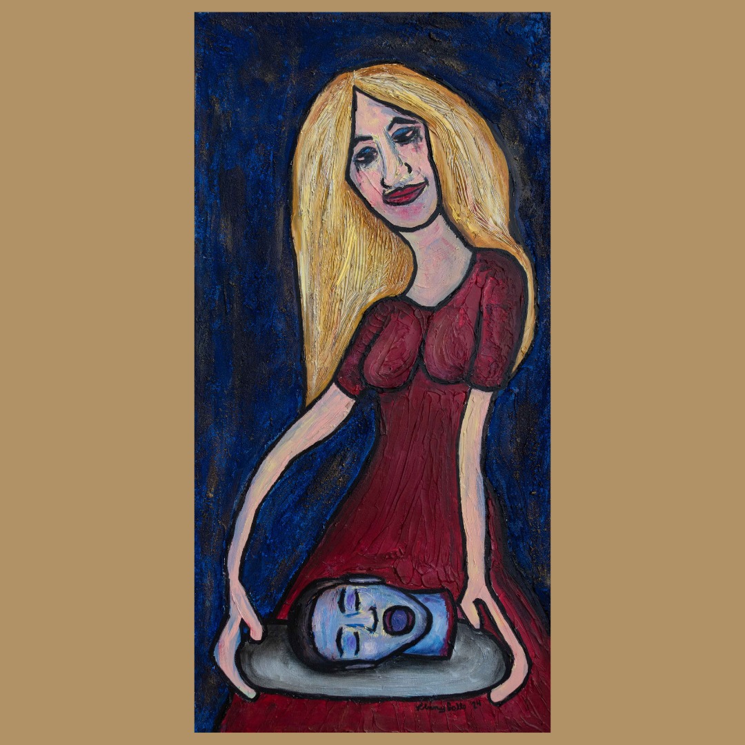 Salome with the Head of John the Baptist (2024). 24” x 48” Acrylic on Canvas.
-
-
-
-
-
-
-
-
Interested in finding out more about this or other pieces? Check out my website: www.lennygallo.com. Don’t forget to follow me @lennygalloart on Instagram and Facebook.
Interested in a print, merchandise, or an original piece of art? Check out these sites:
Etsy:
https://www.etsy.com/shop/LennyGalloArt
Redbubble:
https://www.redbubble.com/shop/ap/161907018
Fine Art America:
https://fineartamerica.com/featured/salome-with-the-head-of-john-the-baptist-lenny-gallo.html
-
-
-
-
-
-
#art #artistsoninstagram #artistsofinstagram
#gayartist #gayartworks #artwork #painting
#paintingsofinstagram #paintings #paintingsdaily
#oilpainting #expresionism #oilpaintings #expressionismart
#oilpaintingsoncanvas #oilpaintingman #gayartists
#gayartistsoninstagram #abstractpainting #Salome #salome #JohnTheBaptist #oscarwilde #Halloween #biblevillains #bibleverse #aethism #arthistory #opéra #love