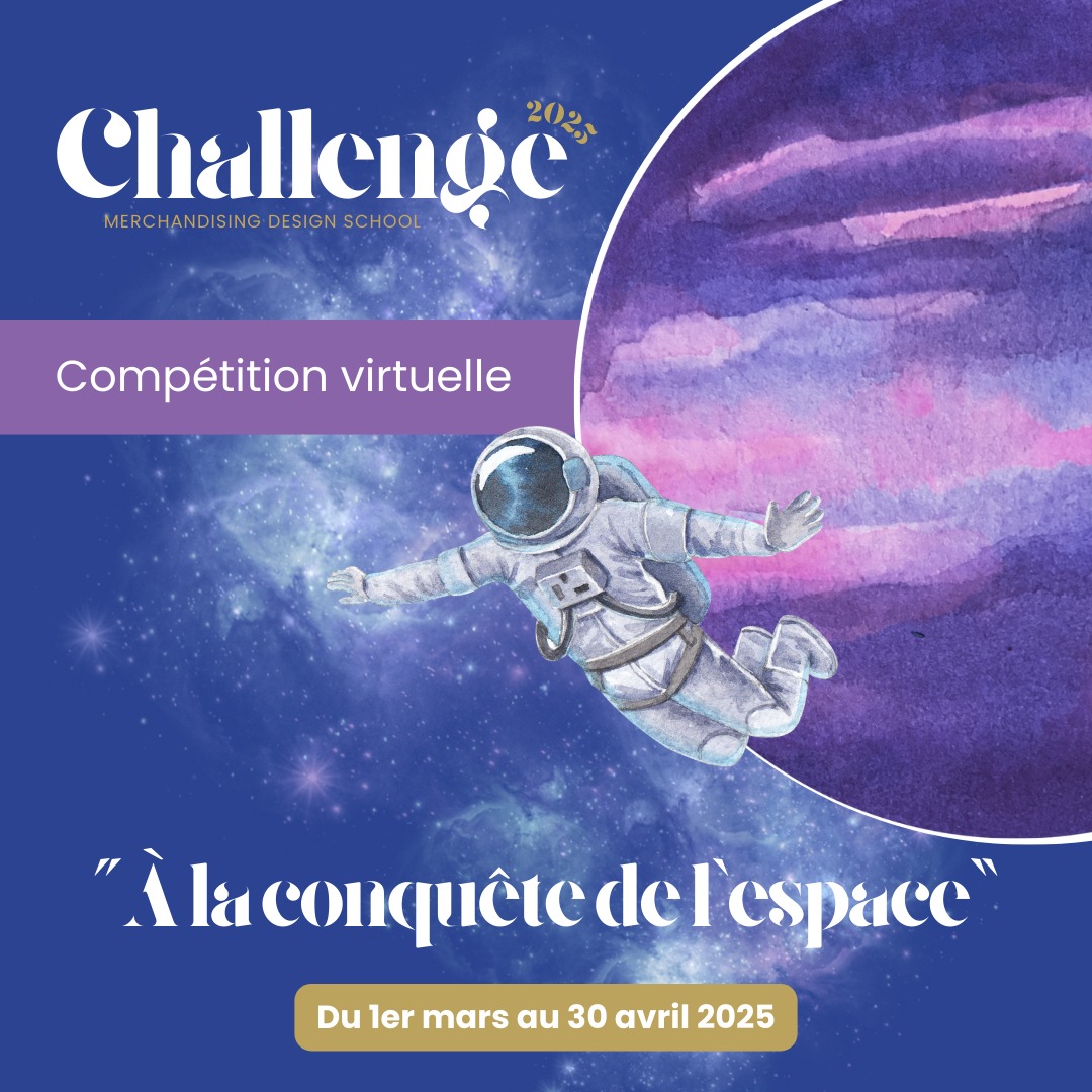 3, 2, 1 …. Décollage ! ✨🚀
En ce début d'année, l'école MERCHANDISING DESIGN SCHOOL vous invite à embarquer dans le CHALLENGE MDS : "À la conquête de l'espace", qui se déroulera du 1er mars au 30 avril 2025.
Ouvert aux professionnels du merchandising et aux étudiants, ce challenge a pour objectif de valoriser le métier du Visual Merchandiser et de mettre en lumière votre savoir-faire à travers une épreuve.✨⭐
🧐Votre mission ? Concevoir un présentoir créatif et éco-responsable mettant en avant un produit catégorisé comme accessoire (chaussures, bijouterie, maroquinerie,...)
Alors, êtes-vous prêts à relever le défi ? Les inscriptions sont ouvertes jusqu'au 28 février 2025.
👉 Retrouvez les modalités d'inscription et le règlement général sur notre site internet : www.merchandising-design-school.com
(lien dans la description)