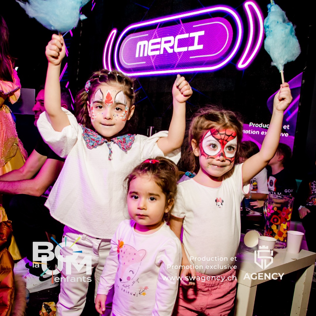 🌟 Un grand merci à toutes les familles ! Rendez-vous aujourd'hui, pour la nouvelle édition de la Boum des Enfants et encore plus de moments inoubliables ! 🎉👨👩👧👦
Pour tout âge, Un DJ, une piste de danse, des animations incroyables, des spectacles, des cocktails pour petits et grands, petite restauration, grand concours, karaoké. Digne d'une vraie discothèque sous bonne garde de Papa et Maman ❤️
📍 Rue de la Servette 2, 1201 Genève
📞 +41 22 989 15 15
🌐 www.boumdesenfants.ch
📧 sw@swagency.ch
.
.
.
#boumdesenfants #fêteenfant #genèveenfants #anniversaireenfants #enfantsgeneve #animationsenfants #famillegeneve #sortiesenfantgeneve #loisirsenfantsgenève #kidspartygeneva