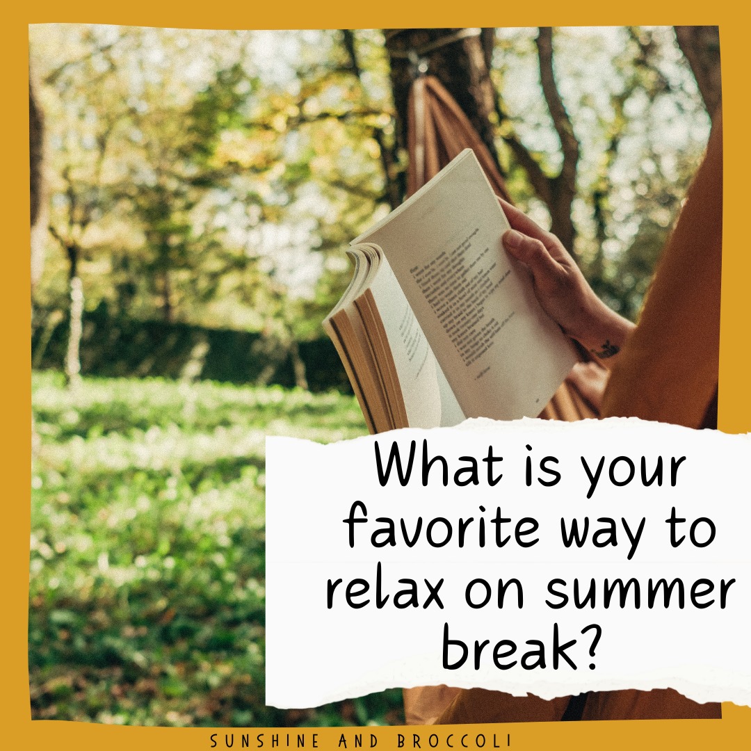 I spend so much of my summer catching up on all the things left undone during the school year - doctors appointments, gardening, home repairs, deep cleans.
I've made a conscious effort the last 2 years to RELAX too! My very favorite way to unwind is to grab a book and head to the hammock to read (which usually turns into a nap!)
Share your favorite ways to relax and recharge in the comments! ⬇️⛱️
#teacheronbreak #summervacation #summerbreak2024 #relaxandunwind #iteach