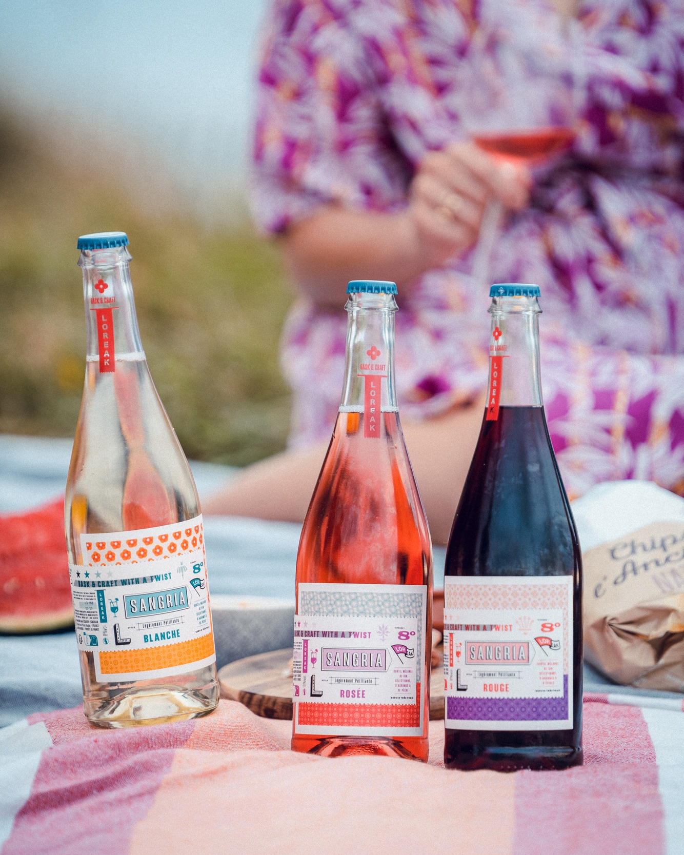 Rouge, blanche ou rosée : quelle est votre sangria LOREAK préférée ?❤️💜💛