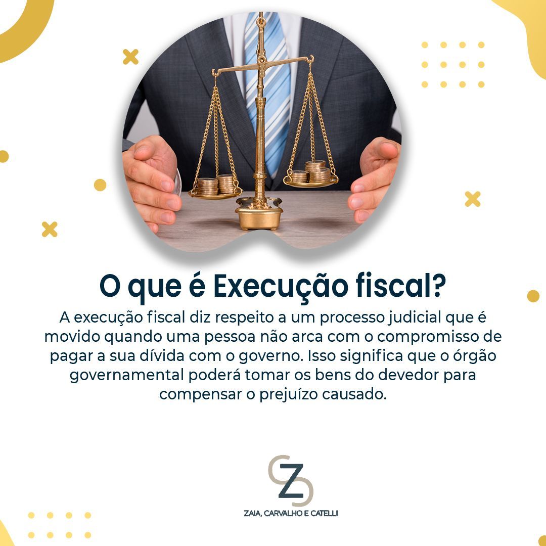O processo de Execução Fiscal é o procedimento no qual a Fazenda Pública cobra suposta quantia do contribuinte devedor. Essa cobrança é realizada através do poder judiciário, tendo em vista que não obteve êxito pelas vias administrativas. Assim como os bancos e outras instituições financeiras, o governo também pode entrar com ações judiciais para não sofrer prejuízo pelo não pagamento de contas, chamado de execução fiscal, ou seja, da mesma forma que uma pessoa física ou jurídica entra com ações de cobrança contra terceiros, a Fazenda Pública também o faz. Para que isso seja possível, a fazenda pública deve estar munida da Certidão da Dívida Ativa para fundamentar a cobrança. Base Legal: 6.830/1980.