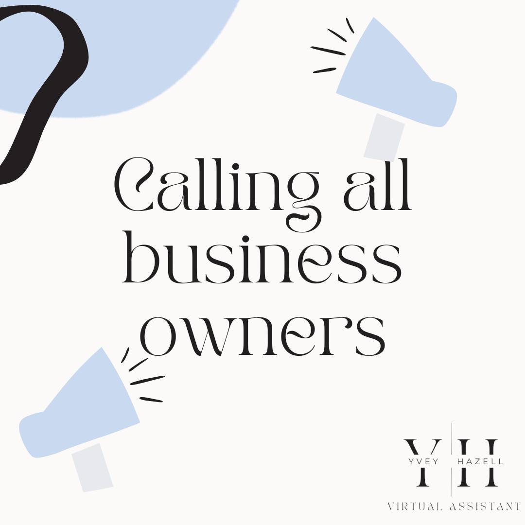 ๐ข Calling all business owners! ๐ข
I would be so grateful if you could answer the below questions in the comments ๐ฌ
โจ Do you outsource anything for your business?
โจ If yes, what?
โจ If no, would you in the future and what would it be?
Thank you for your help!
#smallbusinesscornwall #virtualassistant #virtualassistantservices #va #businesssupport #generaladministration