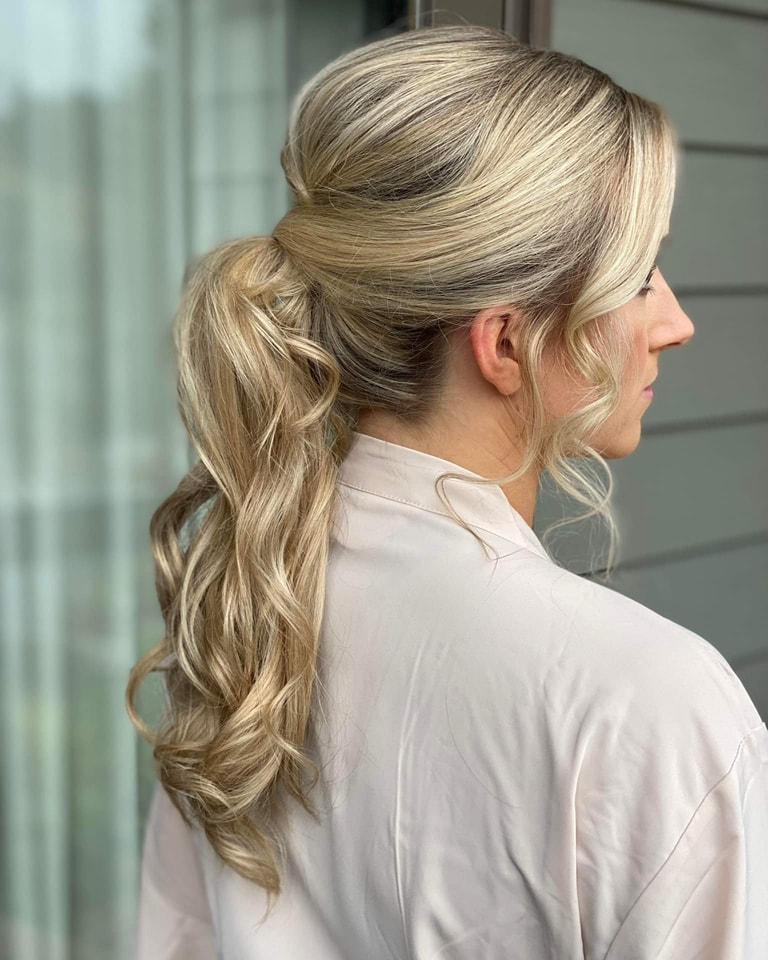 We love a good sleek fun pony for any occasion π
.
.
Pony-tail styles were a huge trend this year with bridal parties. Definitely a fun style to mix up your looks!
.
.
Let us help take care of you on your special day π°
.
.
#bridetobeauty #ncweddings #nchair #ncmakeup #ncstylist #triadweddings #greensborostylist #greensborohairstylist #gsohair #gsomakeup #weddings #hair #makeup #hairstylist #makeupartist #bridal #bridalhair #bridalmakeup #braid #braidupdo #updo #weddinghair #weddingmakeup #bride #bridetobe #beauty #beautyspecialist #bridalparty #wedding2022 #updo #specialoccasionhair