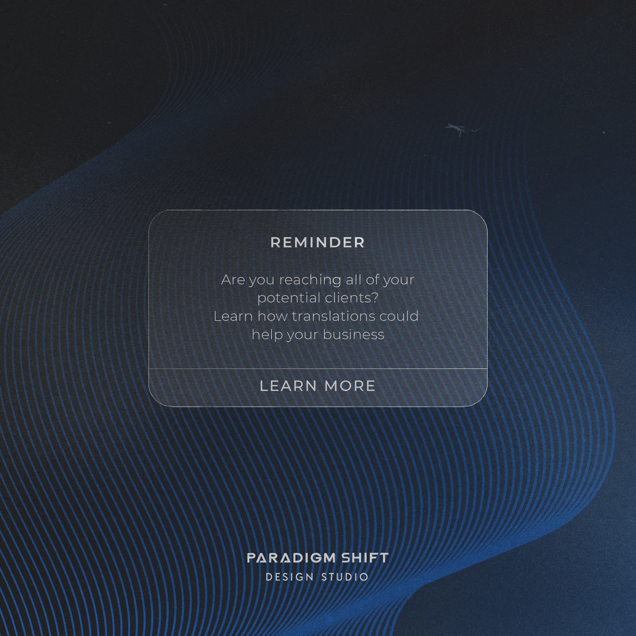 Not Everybody Speaks English. Check out the importance of translating your products, services, and website. Connect today! Send us a DM or book a free consultation (link in bio)
#translation #translations #translationagency #translationservices #translationservice #translation_services #translationagency #businesstips #businessowner #businessgrowth #businessdevelopment #design #designers #agency #agencylife #agencywork #agency #agencymarketing #agencymanagement #marketing #marketingtips #marketingagency #marketingonline #marketingstrategy #marketingstrategies #graphicdesign #graphicdesigners #graphicdesignblog #graphicdesignagency #paradigmshift