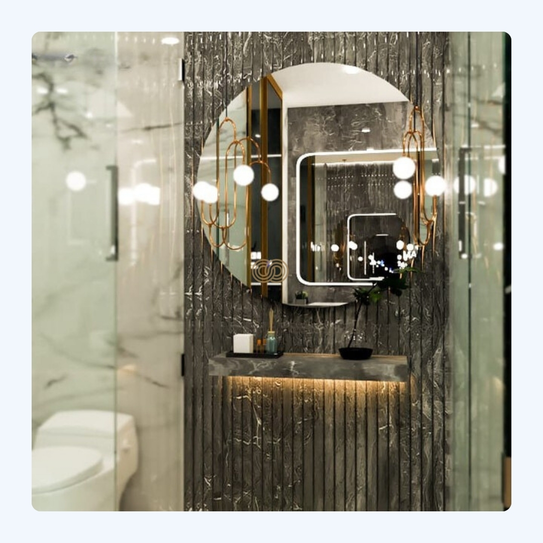 Our client wanted a bathroom that combines luxury with modern elegance. We achieved this by using textured stone walls, a stunning circular mirror, and ambient lighting that creates a warm, inviting glow.
The blend of materials adds depth and sophistication, making this bathroom a true sanctuary. At Tron Homes, we turn visions into reality with quality and style.
Love what you see? Follow us for more design inspiration!
#TronHomes #LuxuryDesign #BathroomGoals