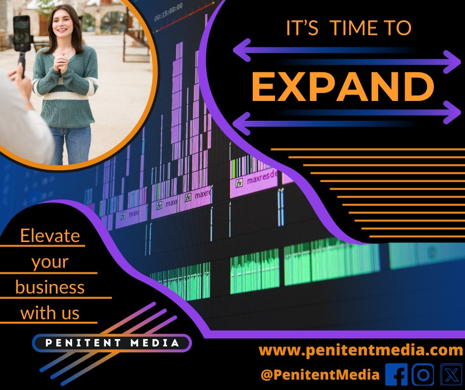 🚀 Expand. Elevate. Execute. 🎬
Your brand deserves more than just content—it deserves cinematic storytelling that captivates and converts. From pre-production planning to polished post-production, we handle the details so you can focus on growing your business.
🎥 Pre-Production – Strategy, setup, and seamless execution.
🎞️ Post-Production – Editing, effects, and expert finishing touches.
Don’t just create—command attention. Let’s take your brand to the next level. 📈
📩 Let’s work together! www.penitentmedia.com
#ExpandYourBrand #ElevateYourContent #VideoMarketing #ContentCreation #PenitentMedia #NextLevelProduction