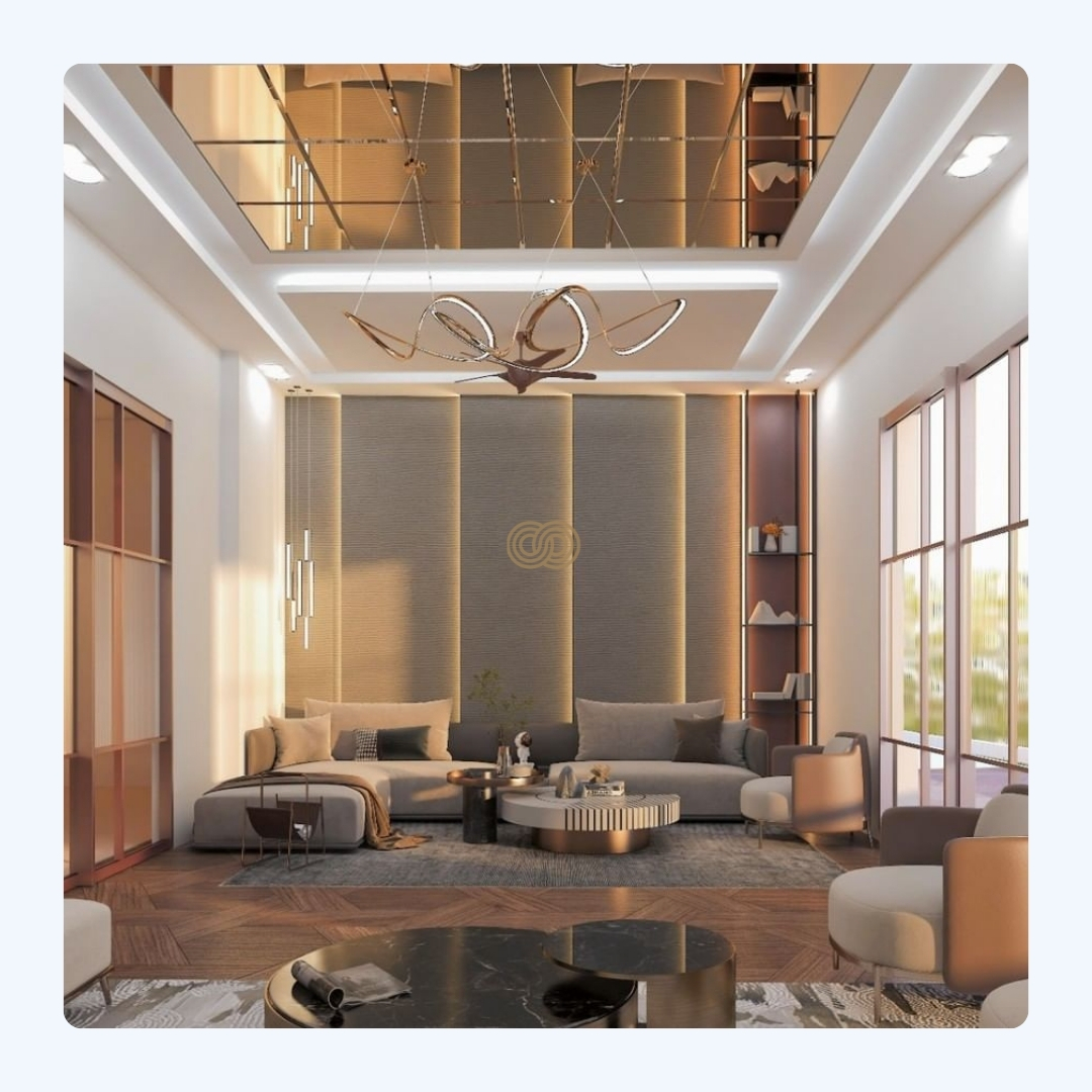 Our client envisioned a living room that exudes warmth and luxury. We delivered by combining rich, textured walls, a sleek mirrored ceiling, and ambient lighting that highlights every detail. T
he blend of modern design and cozy elements creates a space that is both inviting and refined.
At Tron Homes, we’re dedicated to crafting spaces that reflect your style and comfort. Inspired?
Let us know your thoughts in the comments and follow us for more stunning interiors!
#TronHomes #LuxuryLiving #InteriorDesign