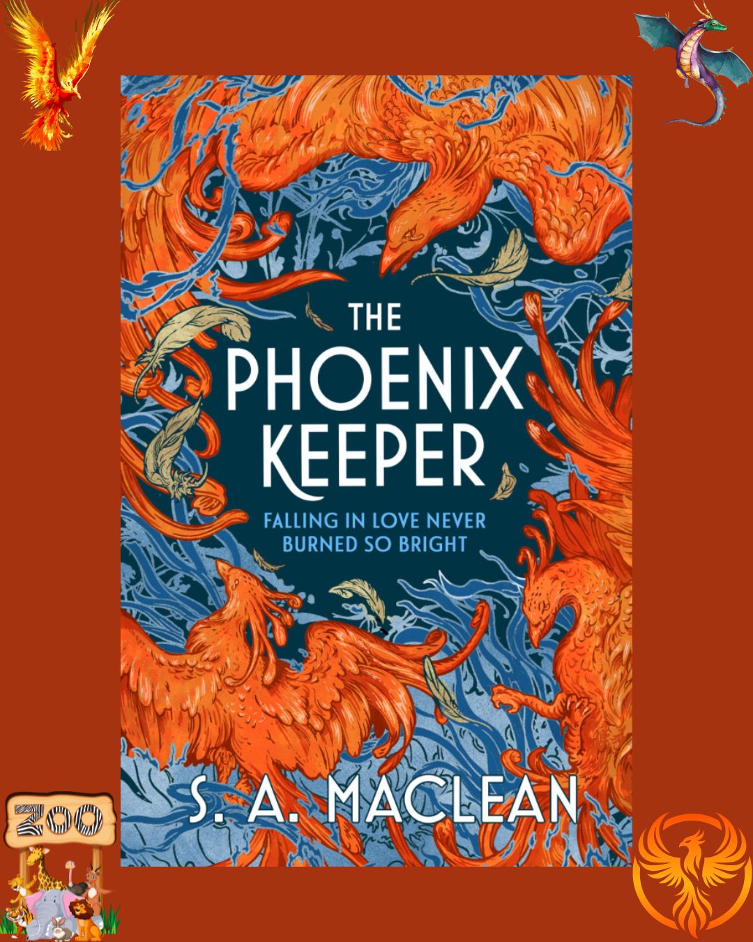 I really enjoyed the Phoenix Keeper. It was very different from anything else I'd ever read and I very much liked the zoo setting. @authorsamaclean did a fantastic job making the whole setting seem both magical and realistic at the same time and really got me to love all of the different magical animals through the main character's love of them. I definitely recommend reading this one if you enjoy cosy fantasy but are also looking for something a bit different from other books in that genre. Plus there are mischievous birds, a #PrideAndPrejudice-esque realising that you completely misunderstood somebody, and a bit of an adventure at the end. Plenty to love!
#CozyFantasy #Bookstagram #ThePhoenixKeeper #Books #FantasyBooks #Fantasy #Zoo #WildlifeConservation