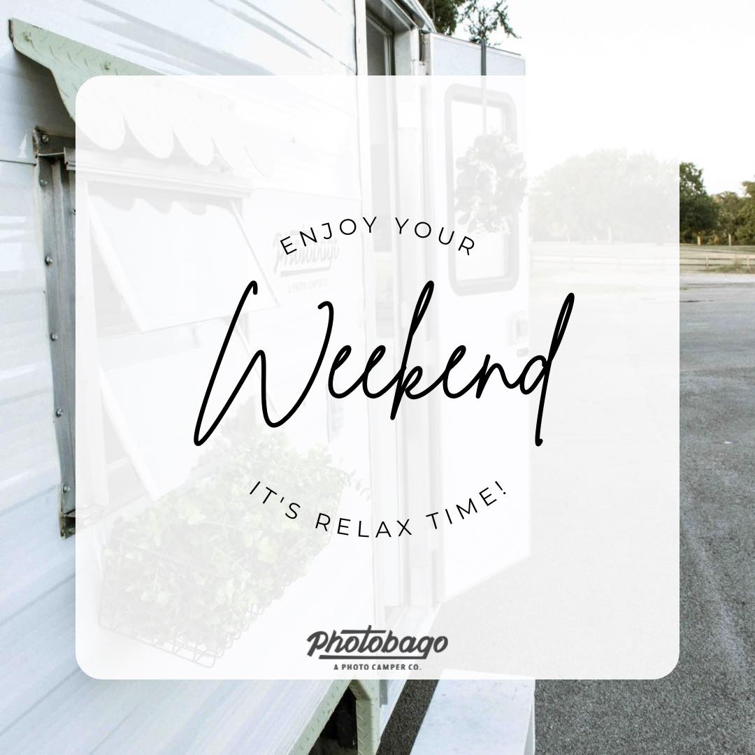 We hope you have a wonderful weekend! Any weekend plans?!