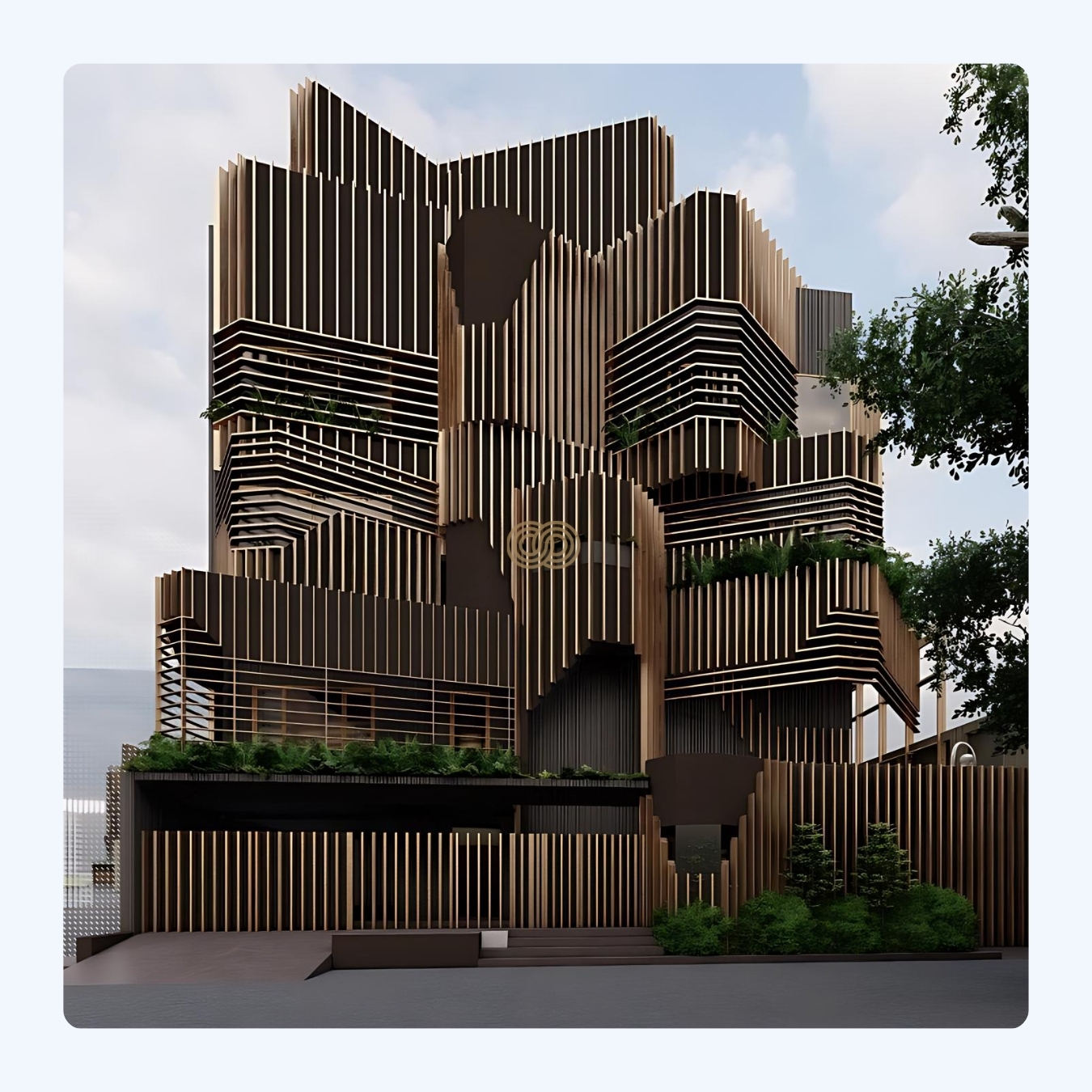 Breaking away from the conventional, this facade is a true masterpiece of modern architecture. we envisioned a structure that would not only make a bold statement but also harmonize with its environment.
The intricate layering and rhythmic patterns create a dynamic visual experience, while the vertical lines draw the eye upwards, emphasizing the building’s grandeur. Each element was meticulously designed to balance form and function, ensuring that this building stands out as a landmark of innovative design.
We're proud to have brought this vision to life, setting a new standard for architectural excellence. 🏢✨ Ready to redefine your space?
Follow us for more architectural inspiration and join us on this journey of creating extraordinary spaces!
#TronHomes #ArchitecturalDesign #InnovationInDesign #LuxuryArchitecture