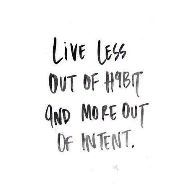 Happy Monday! We're over a week into the new year and this one rings STRONGLY with me this time of year! Falling into our habits is so easy after the holidays. The days are shorter and colder, and it's far too easy to want to cuddle up in a blanket and skip the things that are truly good for our mental and physical well-being. What things can you do with intention this week? What bad habits can you consciously side-step today?
~
~
~
#badhabits #habits #breakbadhabits #livewithintention #intention #intentions #beherenow #bepresent #mentalwellness #mentalwellnesstips #physicalwellness #physicalwellbeing #wellbeing #coachingwithbernie