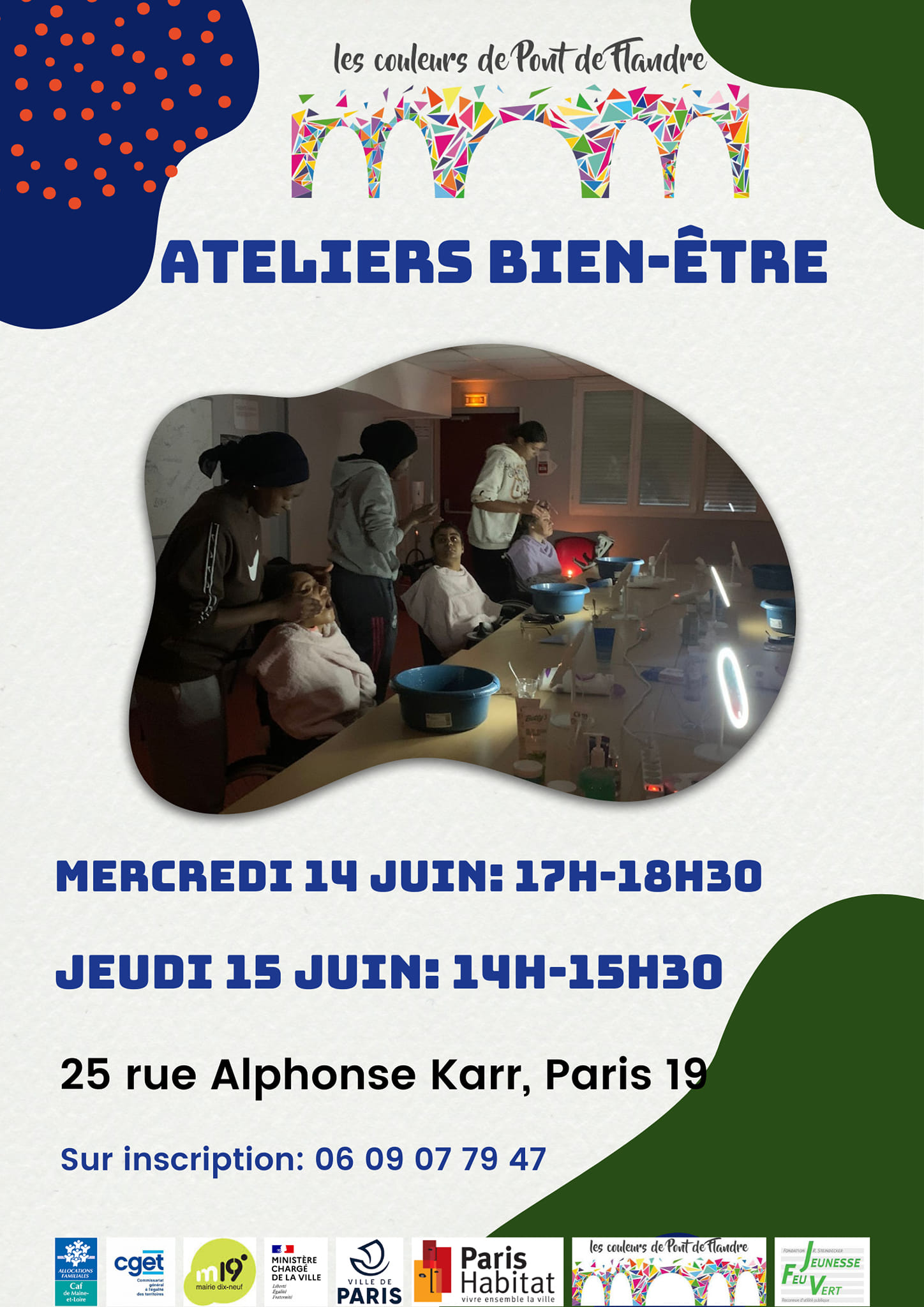 Après nos deux ateliers du 7 et 14 juillet sur le bien être, nous nous retrouvons aujourd'hui pour le dernier atelier.
Très hâte de vous retrouver à 14h.