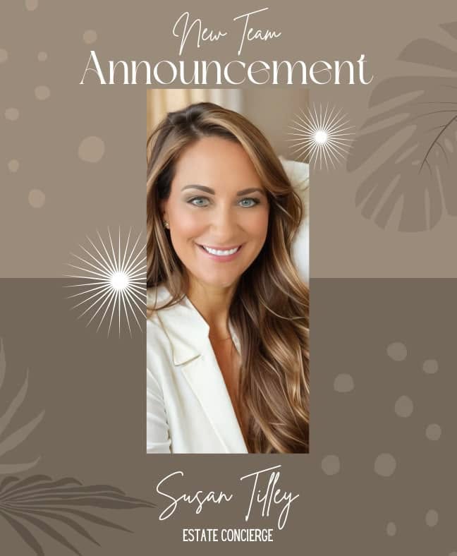 To celebrate International Women’s Day, we thought it would be the perfect occasion to announce our new Estate Concierge, Susan Tilley! With over 12 years of luxury hotel concierge expertise and a background in Merchandising & Hospitality Management, she is the perfect addition to our team! This gal is kind, smart, creative & beautiful on the inside & out, we couldn’t be more excited to have her work with us and our clients, WELCOME SUSAN! 👏🤍✨