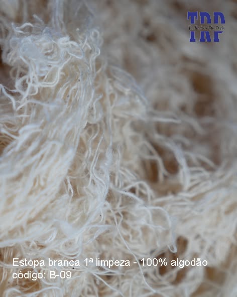 As estopas brancas são ideais para limpeza delicada, pois removem sujeira sem deixar resíduos e não danificam superfícies sensíveis.
Produzidas com materiais de alta qualidade, elas garantem uma limpeza profunda e eficiente.
código B-09