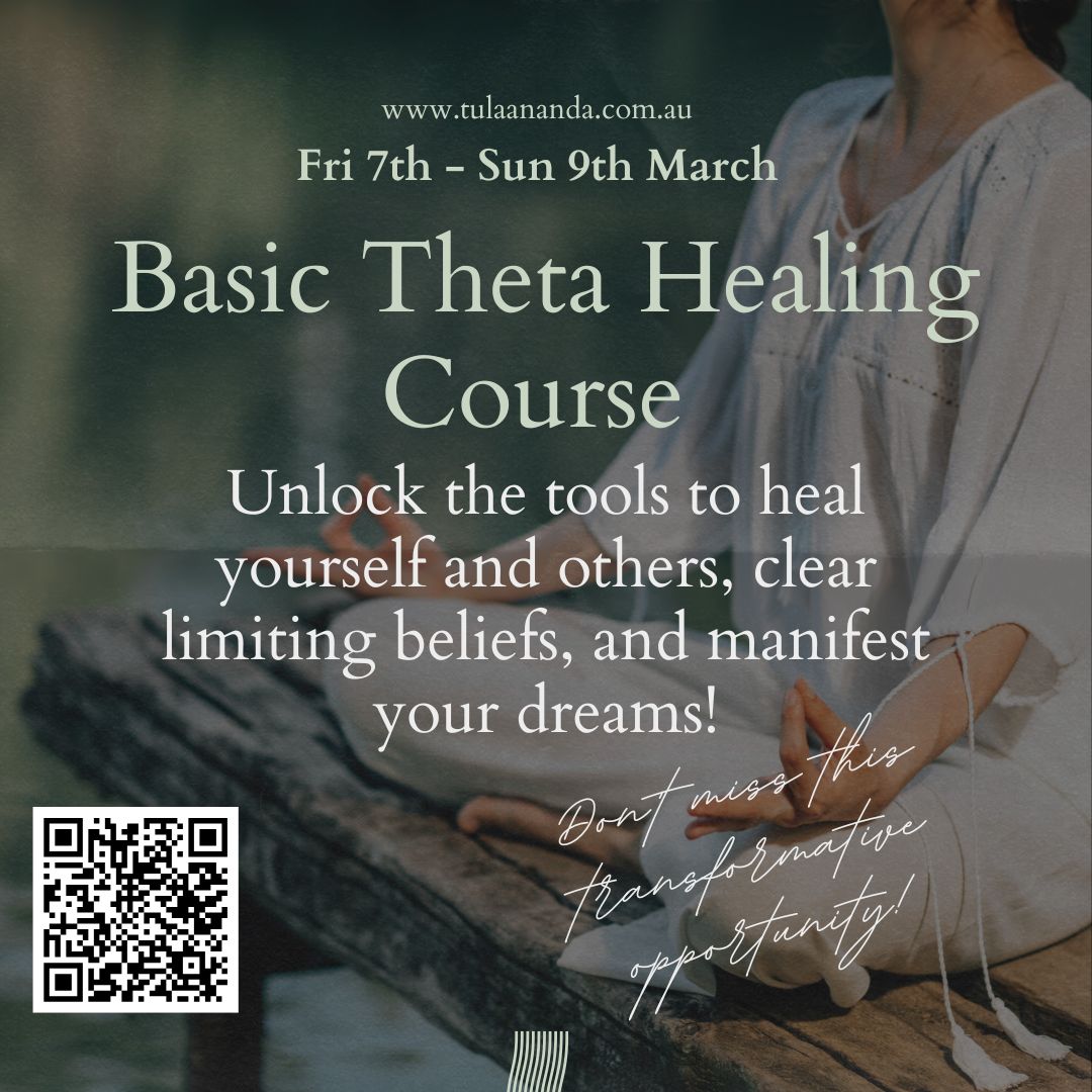 🌟 Transform Your Life with the Basic Theta Healing® Practitioner Course! 🌟
Ready to take the plunge and create the life you desire? Join our Basic Theta Healing® Practitioner Course—a powerful 3-day journey designed to empower you by releasing limiting beliefs, uncovering deep-rooted patterns, and unlocking your highest potential.
👉 Book Here- https://www.tulaananda.com.au/basic-theta-healing
Who Is This Course Suitable For?
This Basic Theta Healing® Course is ideal for:
- Beginners looking to start their healing journey and learn powerful, practical tools for self-growth.
- Holistic Practitioners wanting to expand their skillset and incorporate Theta Healing® techniques into their practice.
- Individuals Seeking Transformation who wish to release limiting beliefs, reduce stress, and achieve greater emotional, mental, and physical well-being.
- Anyone Looking to Deepen Intuition and connect more deeply with their spiritual self, uncovering their potential for wellness and fulfilment.
Whether you're new to energy healing or looking to elevate your current practice, this course provides a strong foundation to create lasting change for yourself and others.
📅 In-Person: 7th – 9th March 2025
📍 Gerringong NSW
💰 Investment: $625
Course Highlights:
✨ Access the Theta state for deep healing
✨ Manifest success by removing subconscious blocks
✨ Discover the four levels of beliefs
✨ Connect with guides and angels for guidance
✨ Perform future readings and body scans
Includes Theta Healing® Basic DNA Book & Manual and Basic DNA Practitioner Certification!
Start your journey to wellness, abundance, and lasting transformation! Book your spot today! 👉 Book Here- www.tulaananda.com.au
#thetahealing #selflove #healing #unconditionallove #gerringong #wellness