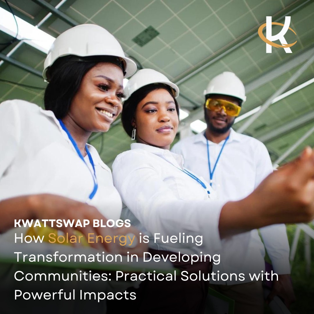 How Solar Energy is Fuelling Transformation in Developing Communities: Practical Solutions with Powerful Impacts
When we think about solar energy, we often imagine vast fields of solar panels generating electricity for modern cities. But there’s a quieter, more profound revolution happening far from the urban centres—solar energy is transforming developing communities in ways that go beyond just powering homes.
In this blog, we’ll explore Practical Solutions with Powerful Impacts. To read more about this blog visit our website below!
https://www.kwattswap.org/post/how-solar-energy-is-fueling-transformation-in-developing-communities-practical-solutions-with-power
.
.
.
#lit #powerfulchange #lightup #inspire #transform #solarenergy #donations #generosity #grateful #changinglives #kwattswap #lightup #support #blog #blogging