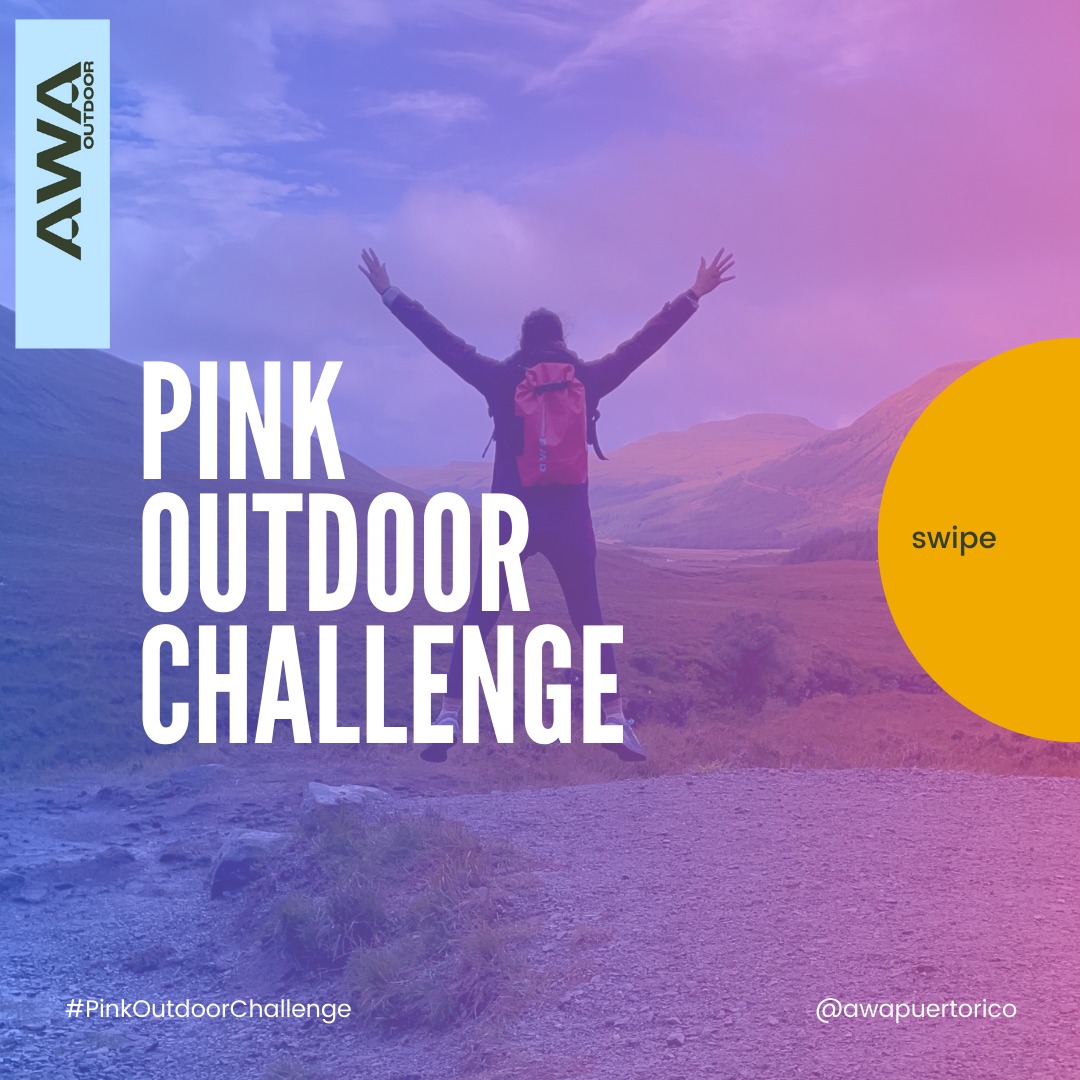 📣 ¡Únete a nuestro Pink Outdoor Challenge! 🌸 Vístete de rosa, comparte tu aventura al aire libre 🥾👟 y crea conciencia sobre el cáncer de mama. Se parte del movimiento, utiliza el #PinkOutdoorChallenge #LetsGetPinky✨🍃
//
📣 Join us for the Pink Outdoors Challenge! 🌸 Wear pink, share your outdoor adventure 🥾👟, and raise awareness for breast cancer. Be part of the movement using the #PinkOutdoorChallenge #LetsGetPinky
✨🍃