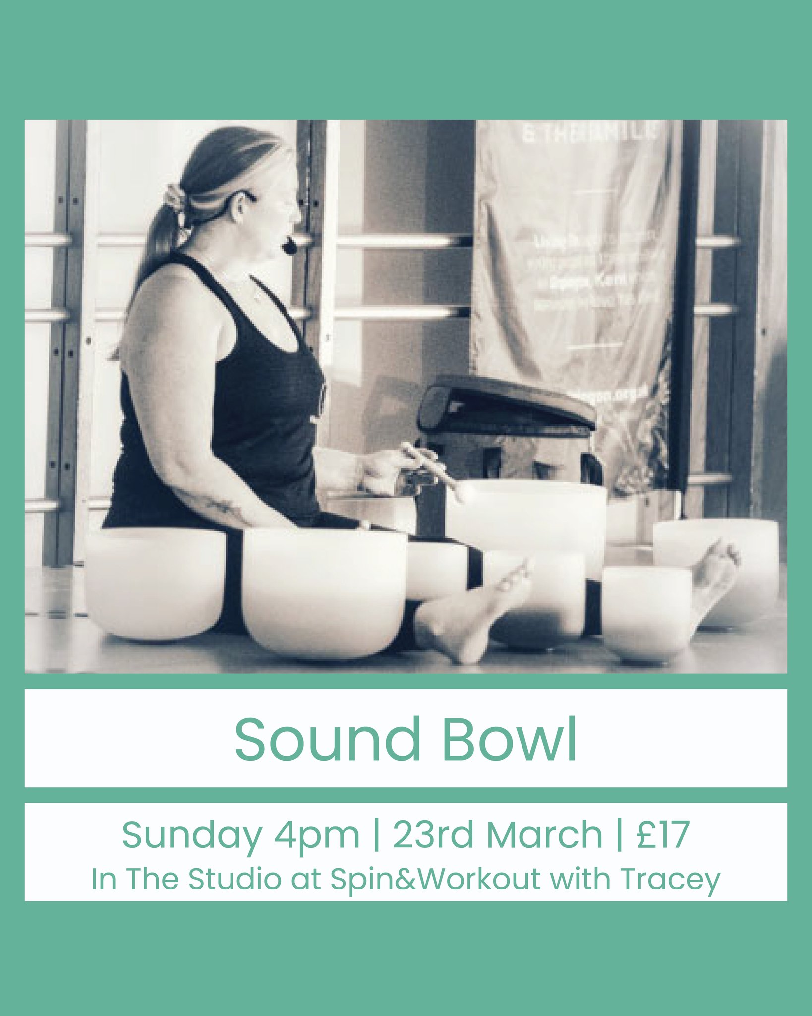 SOUND BOWL MEDITATION CLASS
Sunday 23rd March, 4pm
With Tracey Edwards @red_ox_fitness
in The Studio at Spin&Workout
£17 | £15 member
Sit or lay back and relax both your mind and body whilst absorbing the sound and vibration created by crystal singing bowls - each bowl is tuned to a note that is said to correspond with the chakras in your body to promote a sense of calm, relaxation and healing. Benefits are physical, mental and emotional and every Sound Meditation experience is unique.
Enhance your session with the optional use of complimentary doTERRA essential oils - melt away into your mat!
You may want to bring an extra jumper and/or a blanket, and a small cushion for your head to ensure maximum comfort.
BOOK NOW via the website or MindBody App.
https://www.spinandworkout.co.uk/pop-up
#spinandworkout #soundbowl #meditation #southeastlondon #mindandbody