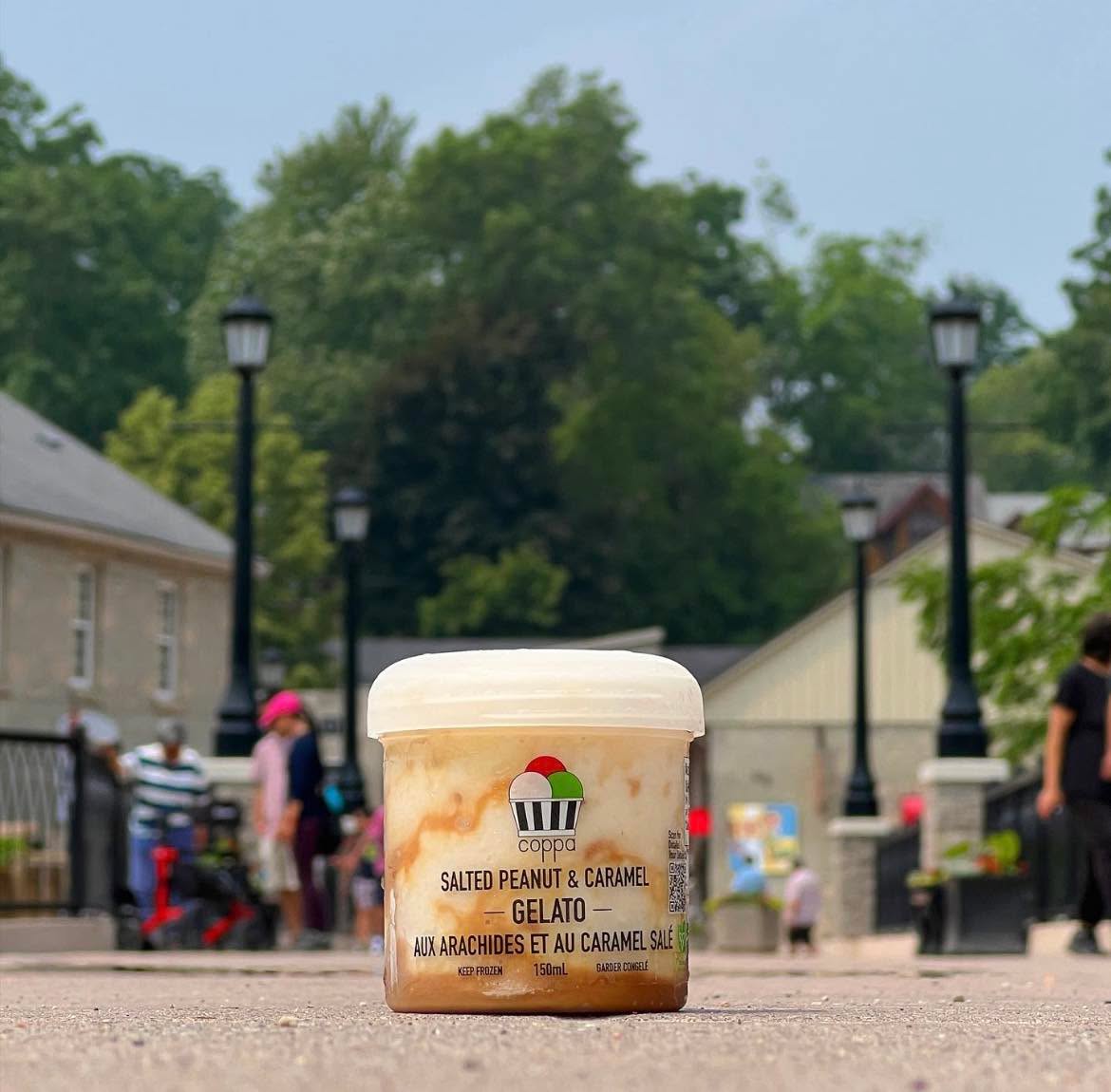 Gelato makes us happy! And we love sharing that joy with all of you! 🥰 That’s why we always go the extra mile to make sure that there's a smile in every cup, and happiness all along the way. Today, our Salted Peanut and Caramel Gelato has us smiling up a storm! It's the perfect reminder that true happiness comes from balance, (of sweet and salty that is). 😜 Let us know what’s got you smiling today in the comments below! 💛
#LondonOn #EatLocal #ldnont #SobeysLookForLocal #SnackInspo #Foodie #FoodInspo #TheCoppa #Gelato #Canadian #Gelato #Canada #Ontario #London#FamilyBuisness #ASmileInEveryCup #LondonOnEats #OntarioMade #Happy