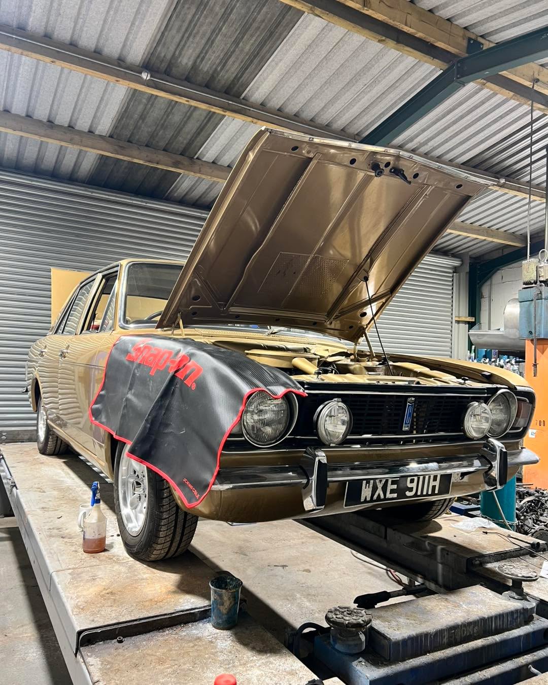 Ford Cortina Mk2 1600e in the HD garage this week for recommissioning work. Non runner with a seized solid brake master cylinder. Fuel pump was stuck open so off it came for a reconditioning a full engine service, brakes stripped down and cleaned, a new exhaust fitted that was supplied by the owner, a few little jobs to tidy it up and it’s back running smooth and safe to hit the road again.
#hdrestorations #classiccars #carrestoration #fordcortinamk2 #fordcortina1600e #cortinamk21600e #cortinamk2