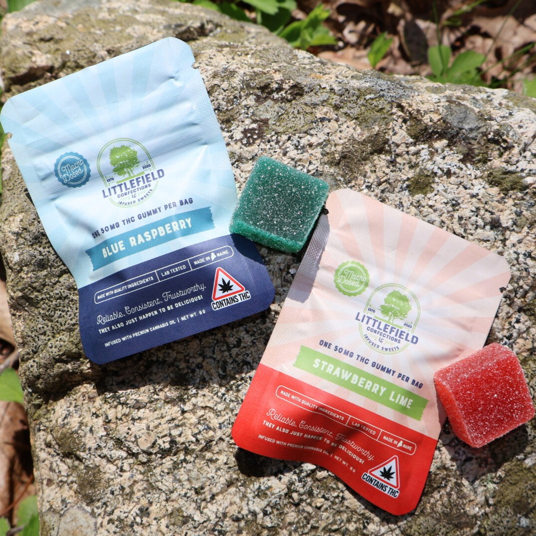 Have you tried @littlefieldconfections new macro-dosed gummies? Enjoy 50mg of THC per gummy in two delicious flavors!
#holisticwellness #littlefieldconfections #macrodose #edibles #maine #cannabis #mainegrown
🚫NFS per IG🚫