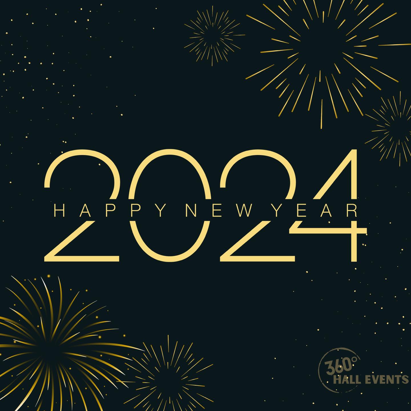 Happy New Year!!! 2024 year of success and greatness!! #happynewyear #newyear #eventhall #events #venue #eventspace #tampafl #venuedecor