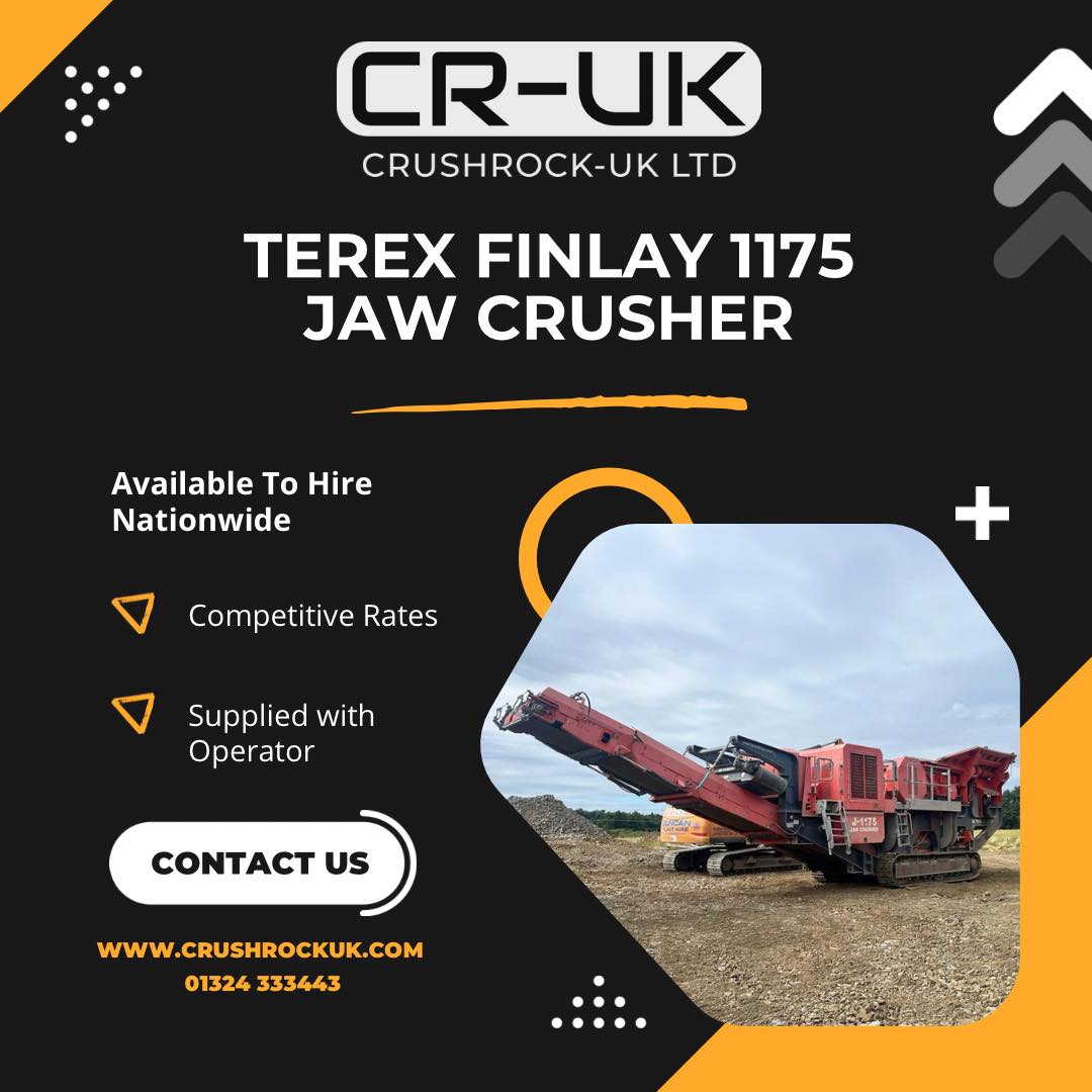 Do you require a Jaw Crusher for your next project?
Contact us now for a competitive quote
📧 info@crushrockuk.com
☎️ 01324 333443
#crushing #crushinggoals #crushingquotes #crushingandscreening #crushingit #constructionlife #quarrylife #crushrock #crushrockuk #cruk