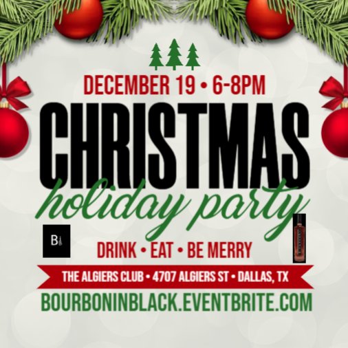 You already know! Get ready for a boozy celebration of the year coming to an end with me, your bourbon steward at @The_Algiers Club! Limited tickets available at link in bio.